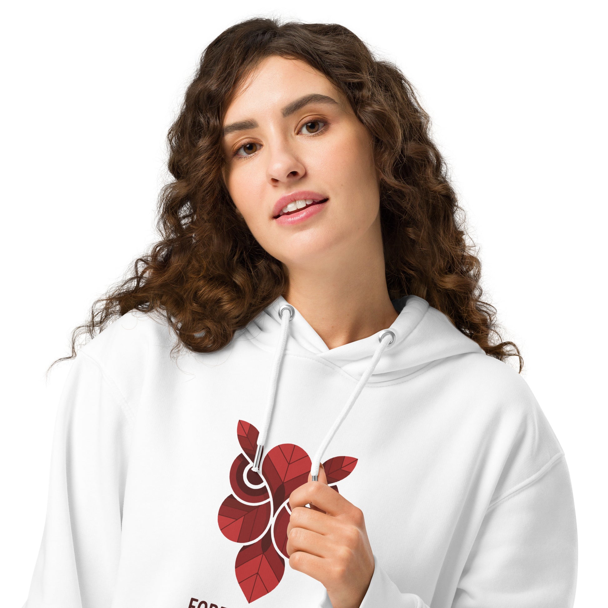Unisex Essential Organic Hoodie: 'Forever Wise' | Sustainable Owl Fashion USA Dudeily