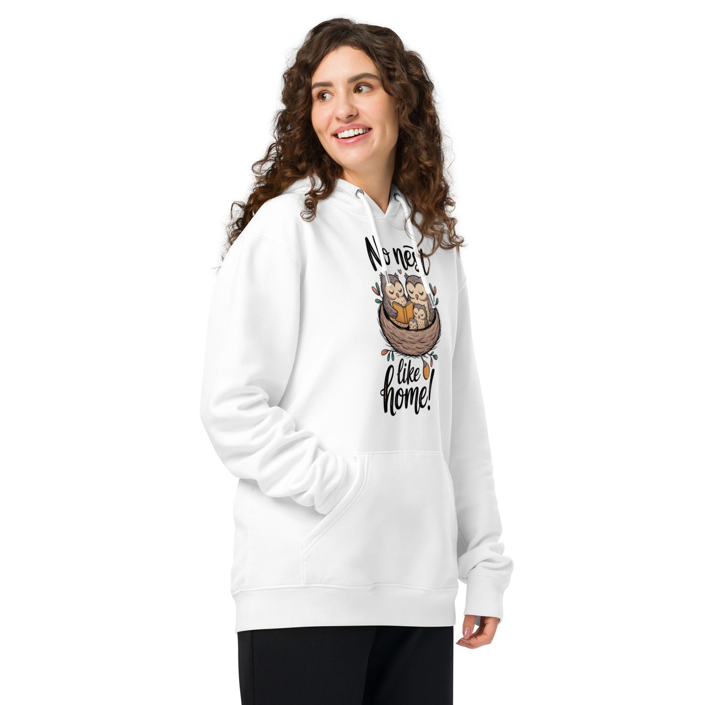 The OwlNest Unisex Essential Organic Hoodie – Eco-Friendly & Timeless Dudeily