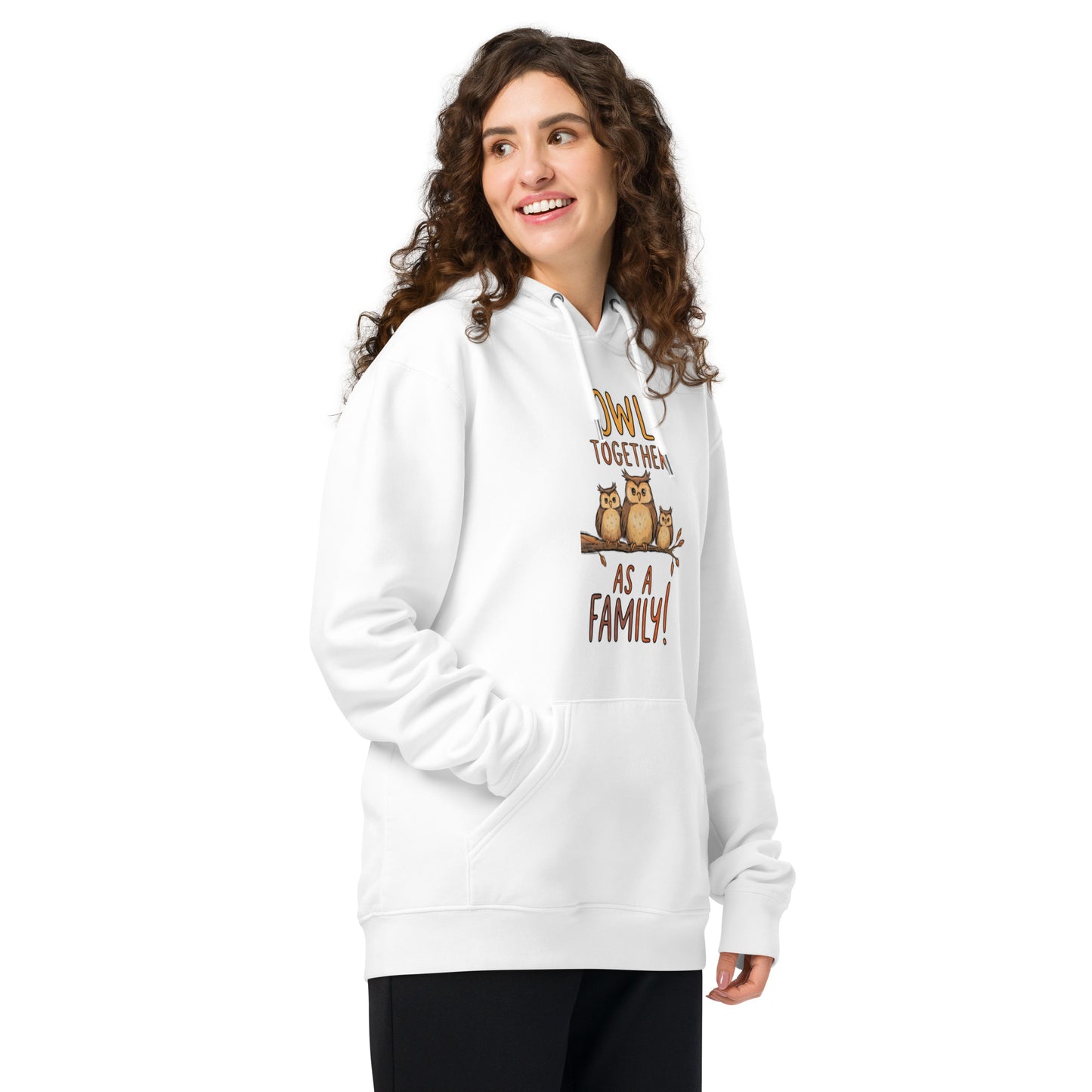 OwlNest Unisex Essential Organic Hoodie – Everyday Eco Comfort Dudeily