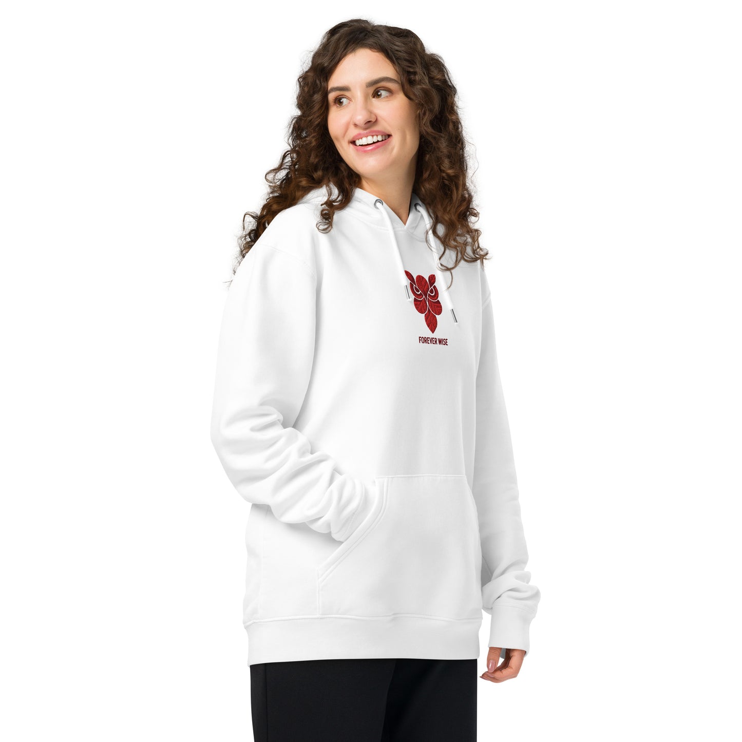 Owl Unisex Essential Organic Hoodie: 'Forever Wise' in Fall | Sustainable Fashion USA Dudeily