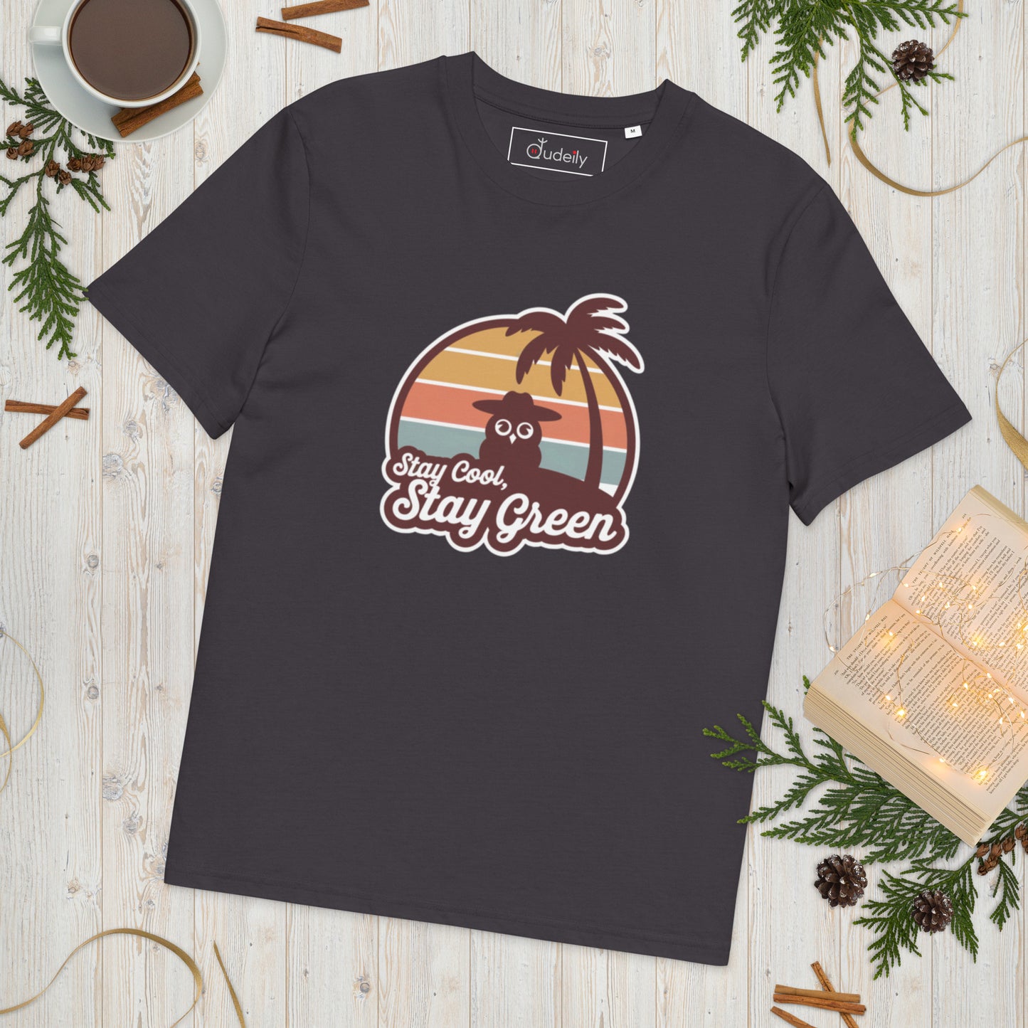 Unisex Organic Cotton T-Shirt – Sustainable & Comfortable for Owl Lover Dudeily