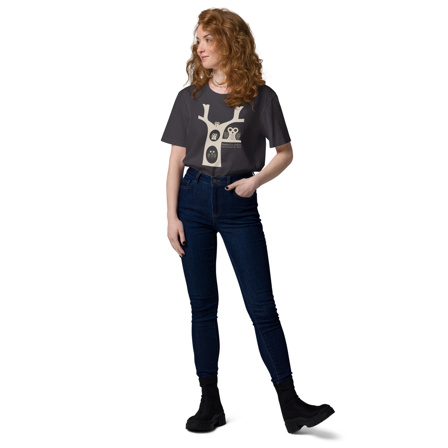 Unisex Organic Cotton T-Shirt – OwlNest Sustainable Fashion for Family Day Wear Dudeily