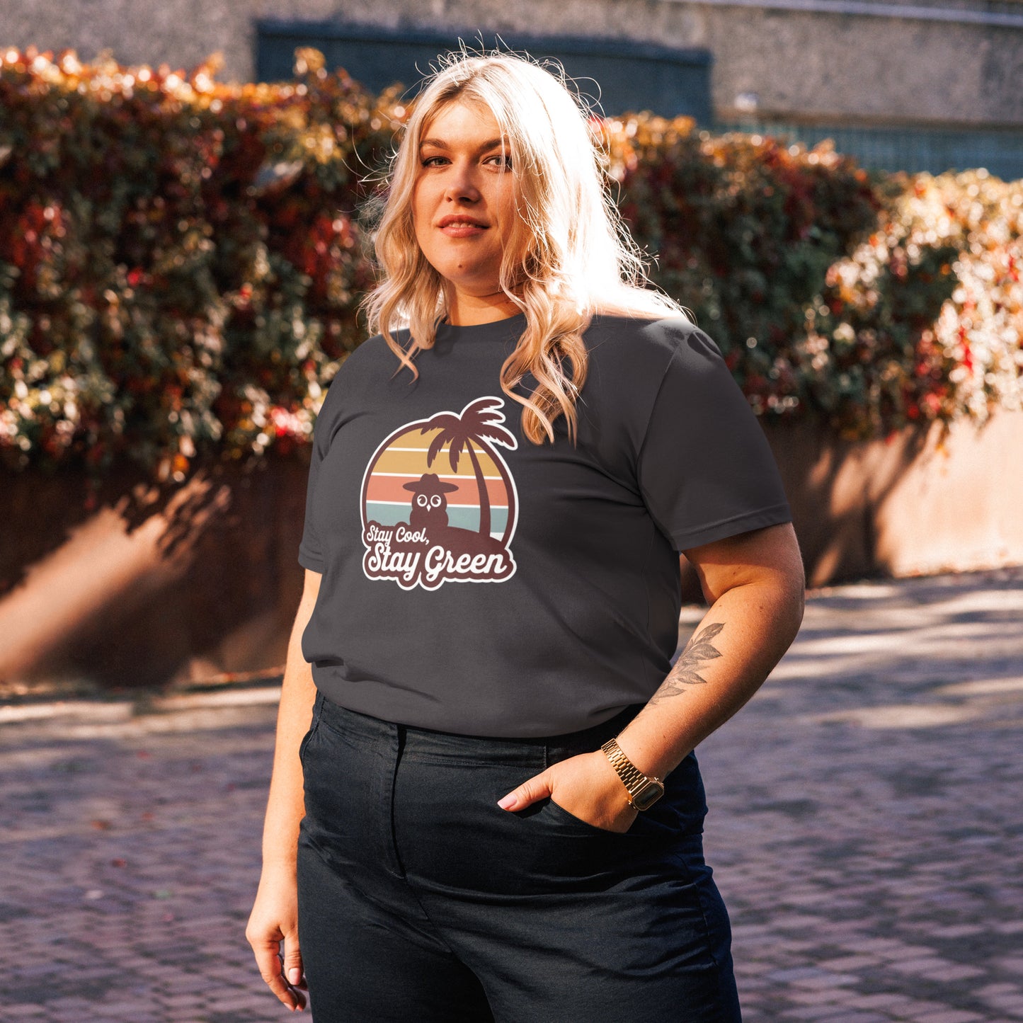 Unisex Organic Cotton T-Shirt – Sustainable & Comfortable for Owl Lover Dudeily
