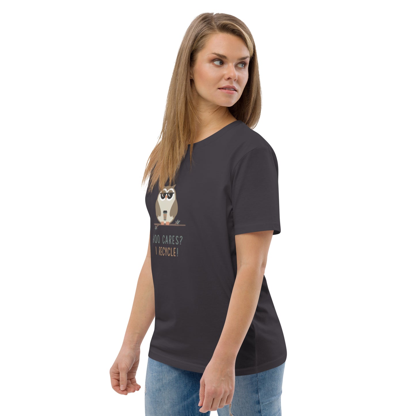 Unisex Organic Cotton T-Shirt | Owl Themed Eco-Friendly & Comfortable Dudeily