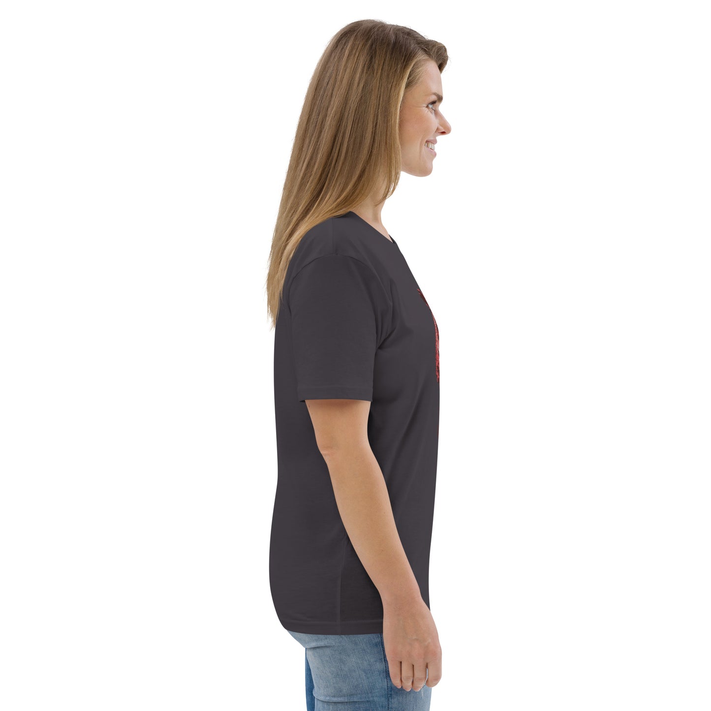 Unisex Organic Cotton T-Shirt: 'Silent Watcher' | Sustainable Owl Fashion USA Dudeily