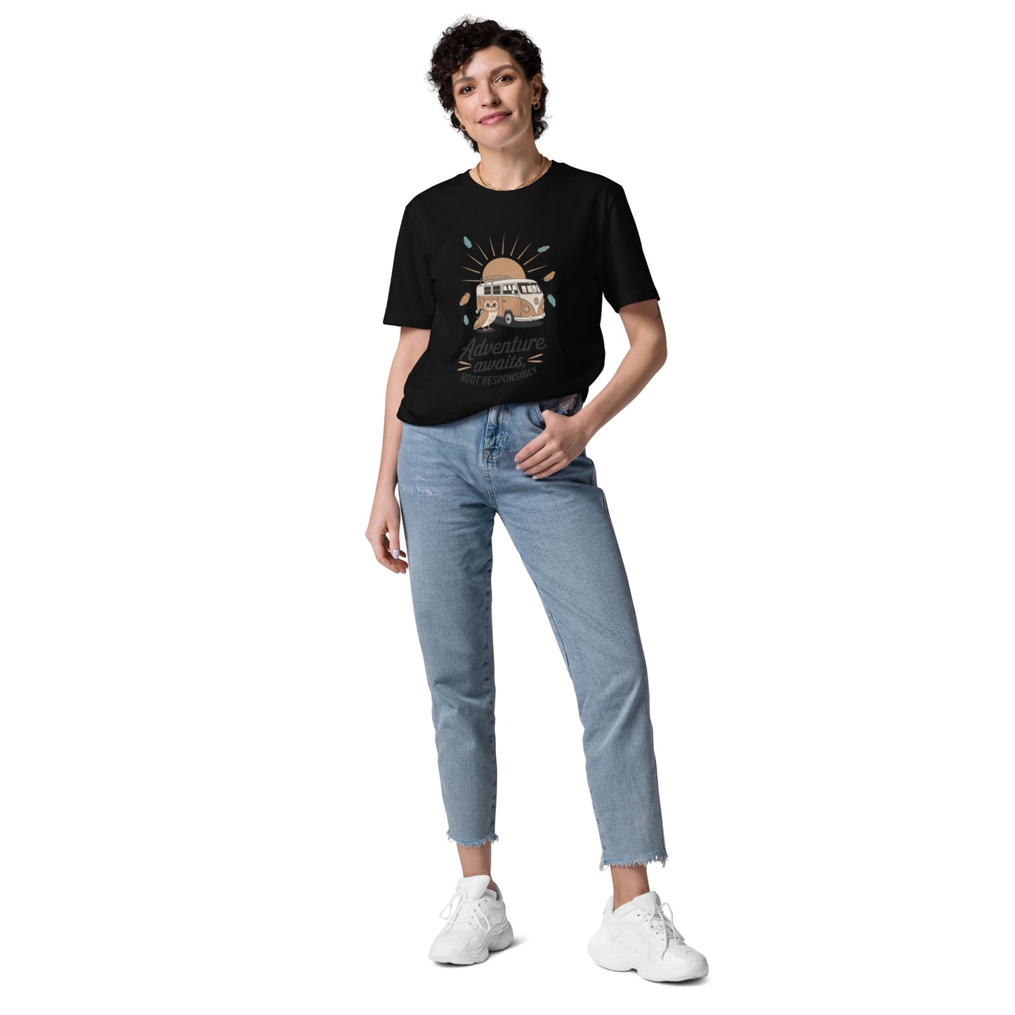 Unisex Organic Cotton T-Shirt – Soft, Sustainable & Stylish Black Dudeily