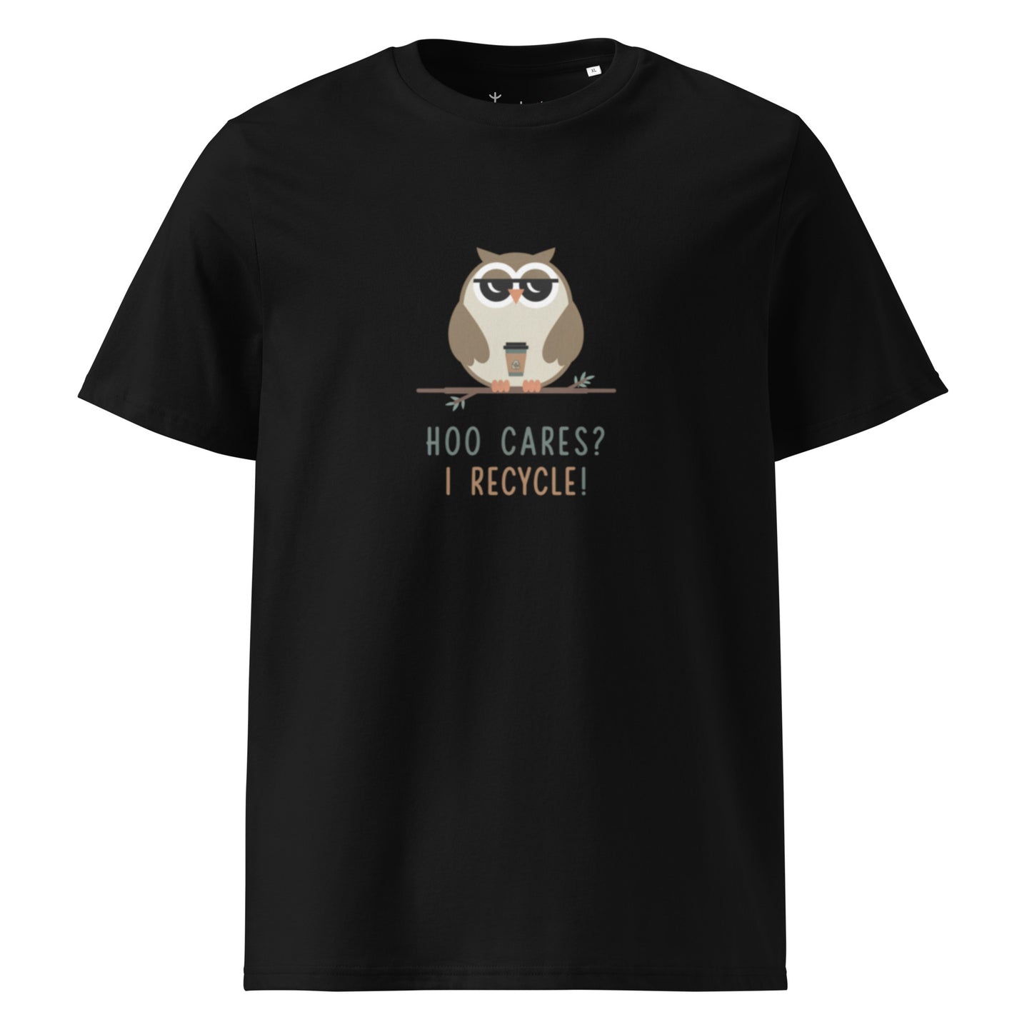 Unisex Organic Cotton T-Shirt | Owl Themed Eco-Friendly & Comfortable Dudeily