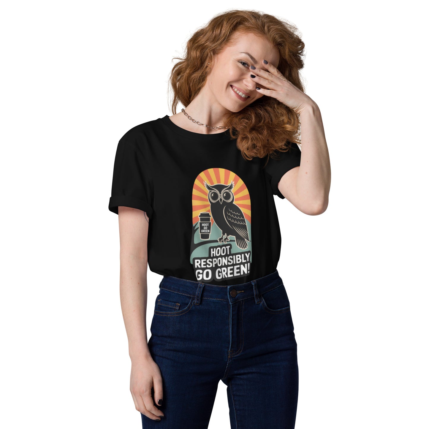 Unisex Organic Cotton T-Shirt | Eco-Friendly & Stylish Black Dudeily