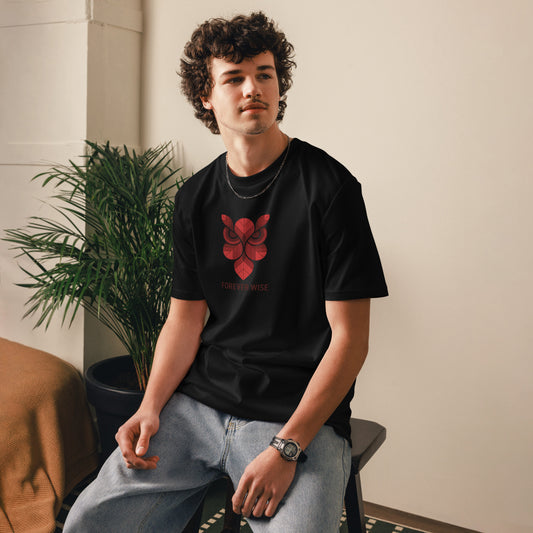 Unisex Organic Cotton T-Shirt: 'Forever Wise' | Sustainable Owl Fashion USA Dudeily