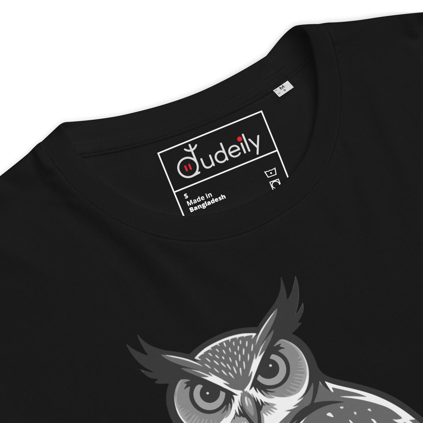 Unisex Organic Cotton T-Shirt – Sustainable Fashion for Nature & Owl Lovers | Dudeily Dudeily