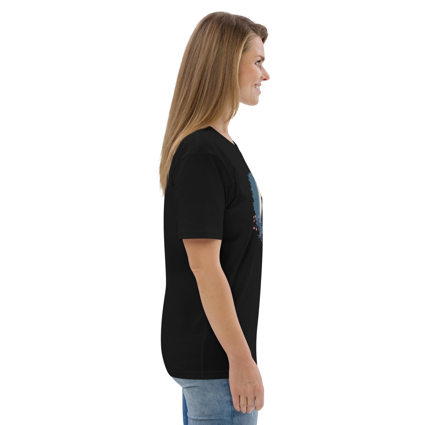 Owl-Themed Unisex Organic Cotton T-Shirt | Eco-Friendly Fashion Dudeily