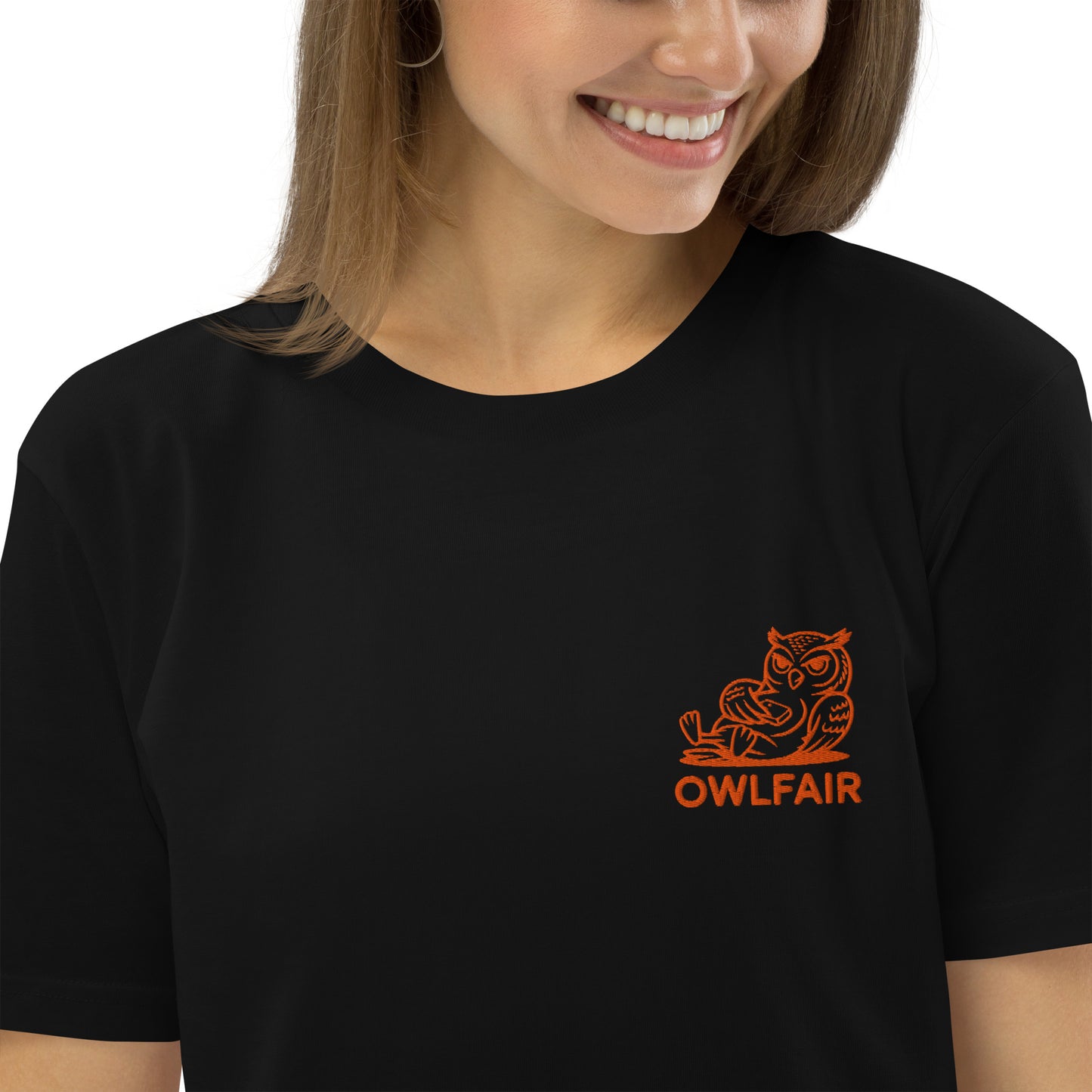 Unisex Organic Cotton T-Shirt | Owl-Themed Sustainable Fashion for Father's Day Dudeily