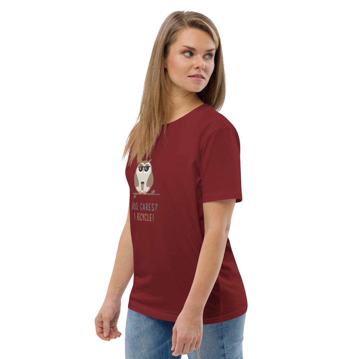 Unisex Organic Cotton T-Shirt | Owl Themed Eco-Friendly & Comfortable Dudeily