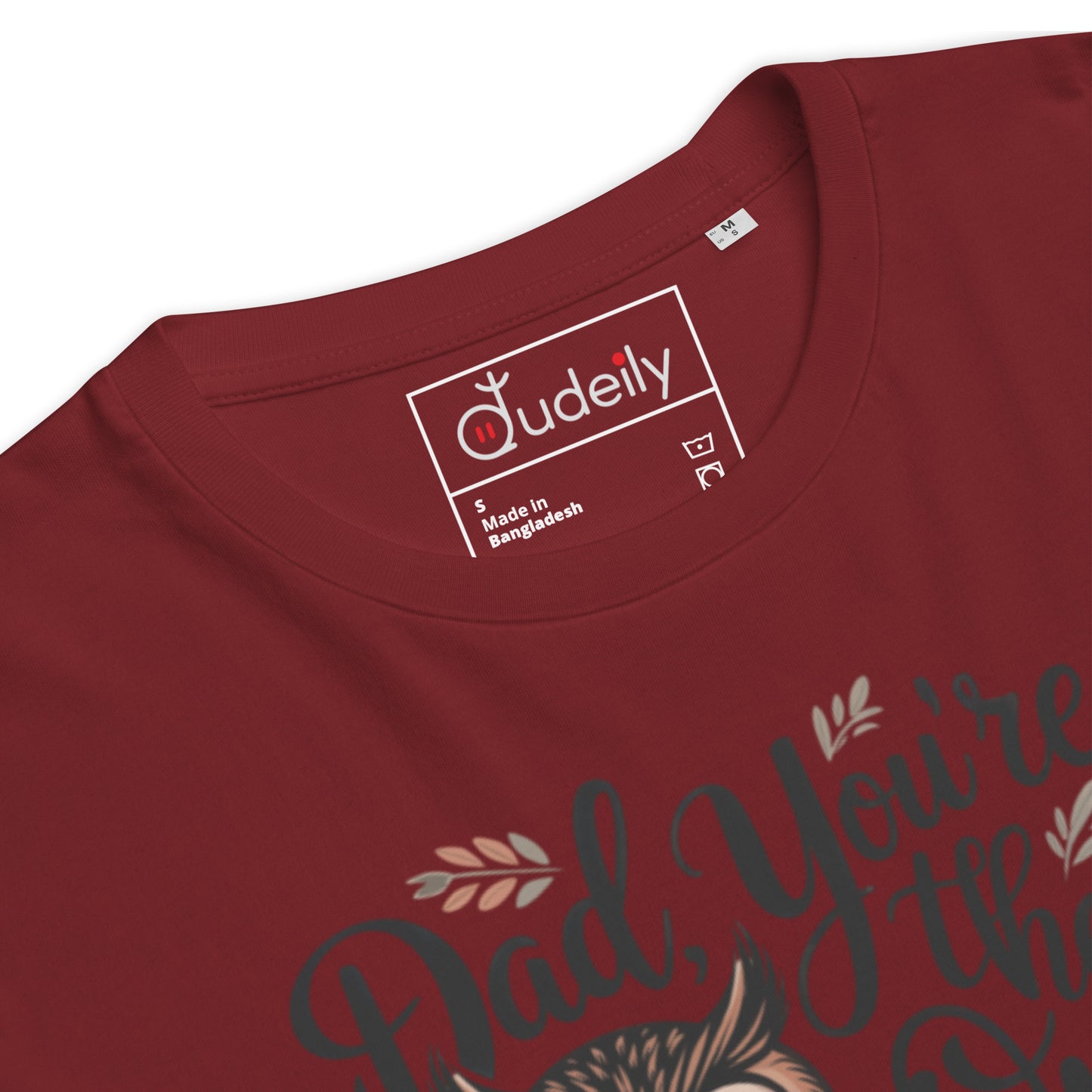 Unisex Organic Cotton T-Shirt – Owl-Themed Eco-Friendly Style by Dudeily Dudeily