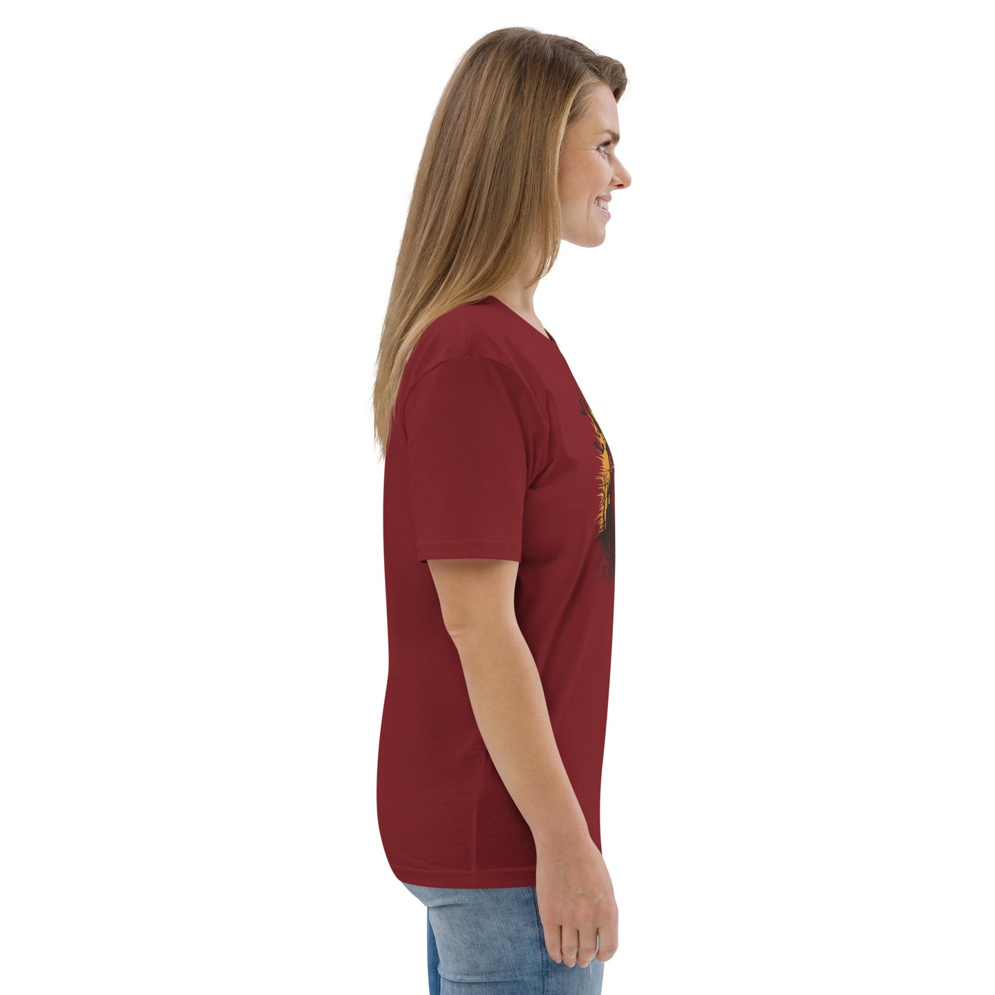 Unisex Organic Cotton T-Shirt: Halloween Owl Eco-Friendly Style USA Dudeily
