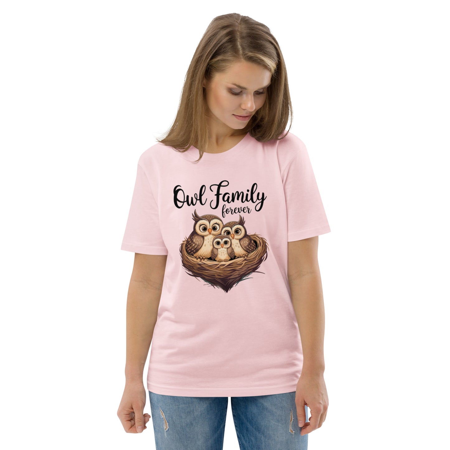 Owl-Themed Unisex Organic Cotton T-Shirt | Eco-Friendly Style Dudeily