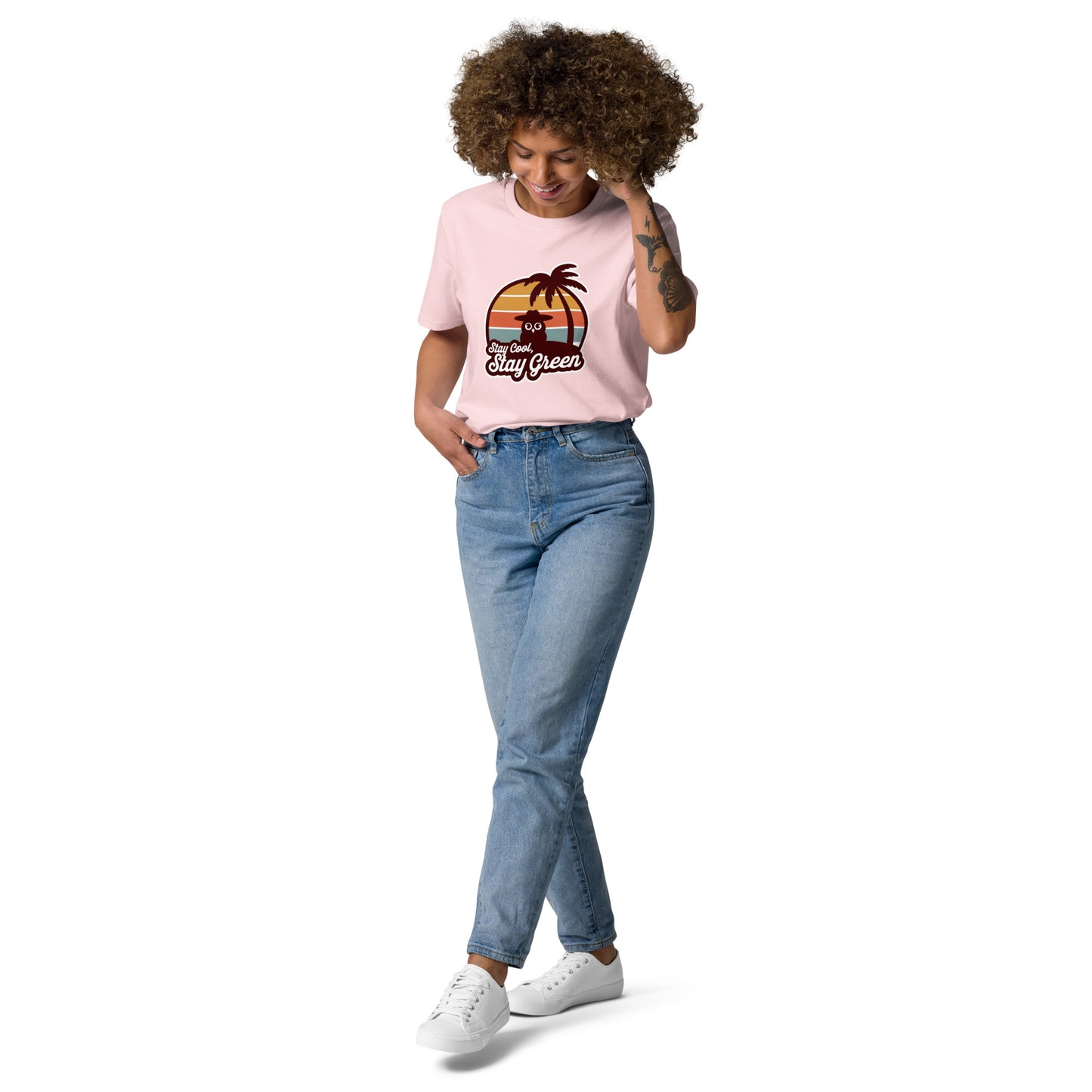 Unisex Organic Cotton T-Shirt – Sustainable & Comfortable for Owl Lover Cotton Pink Dudeily