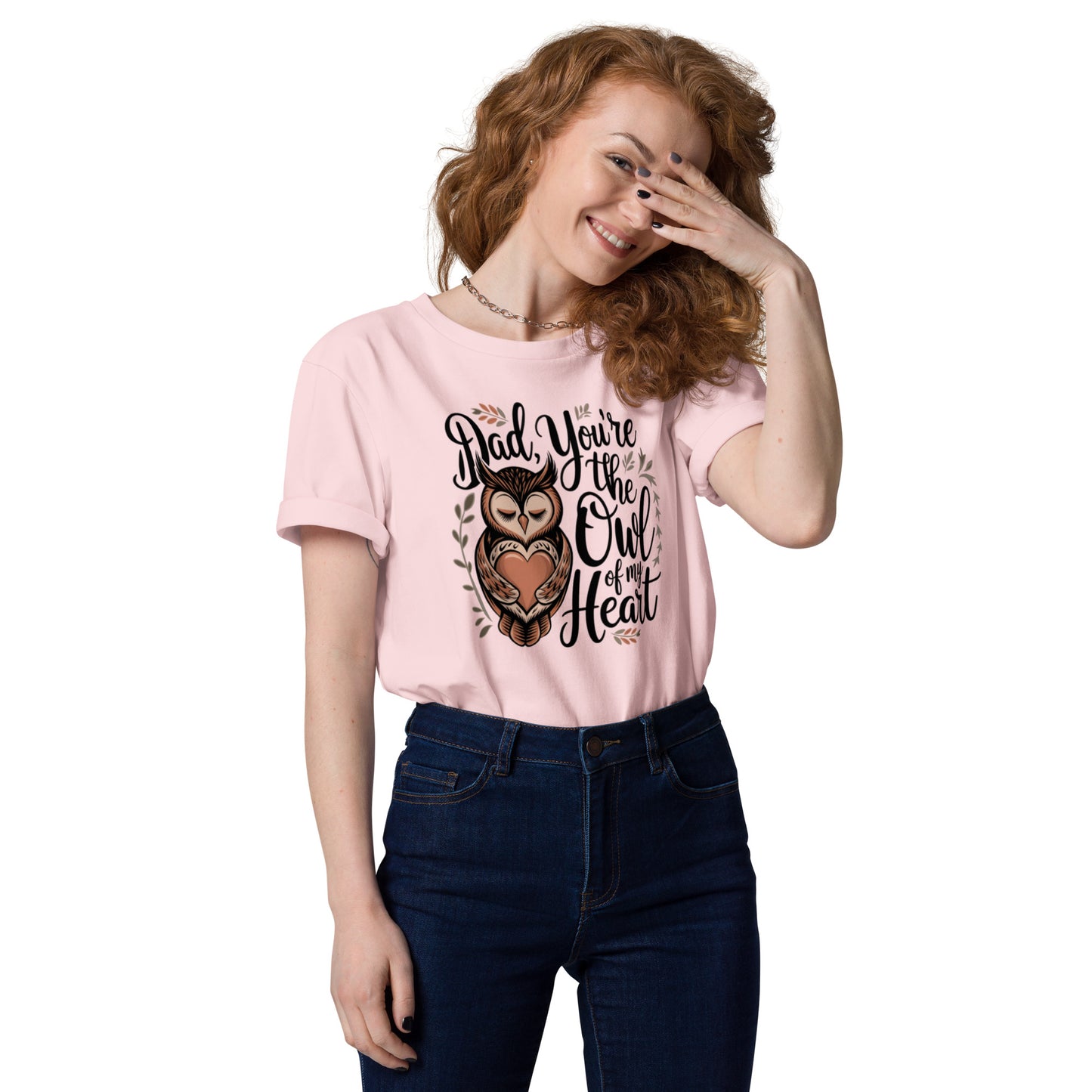 Unisex Organic Cotton T-Shirt – Owl-Themed Eco-Friendly Style by Dudeily Dudeily
