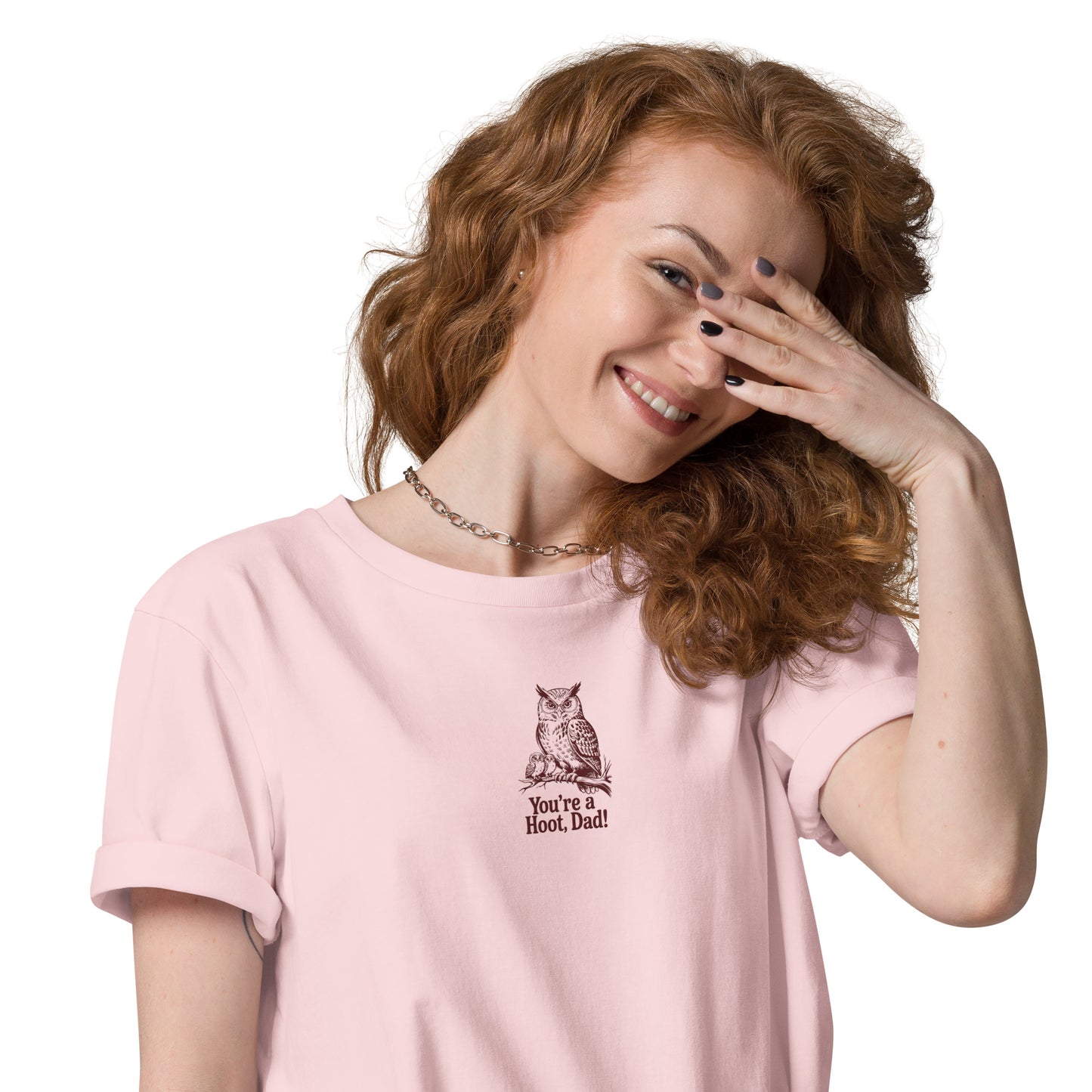 Unisex Organic Cotton T-Shirt | Owl-Themed Sustainable Eco Fashion USA Dudeily