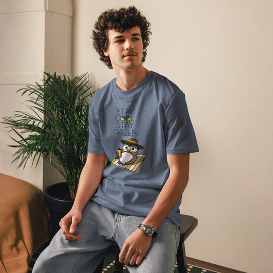 Unisex Organic Cotton T-Shirt | Owl Themed Eco-Friendly & Stylish Dudeily