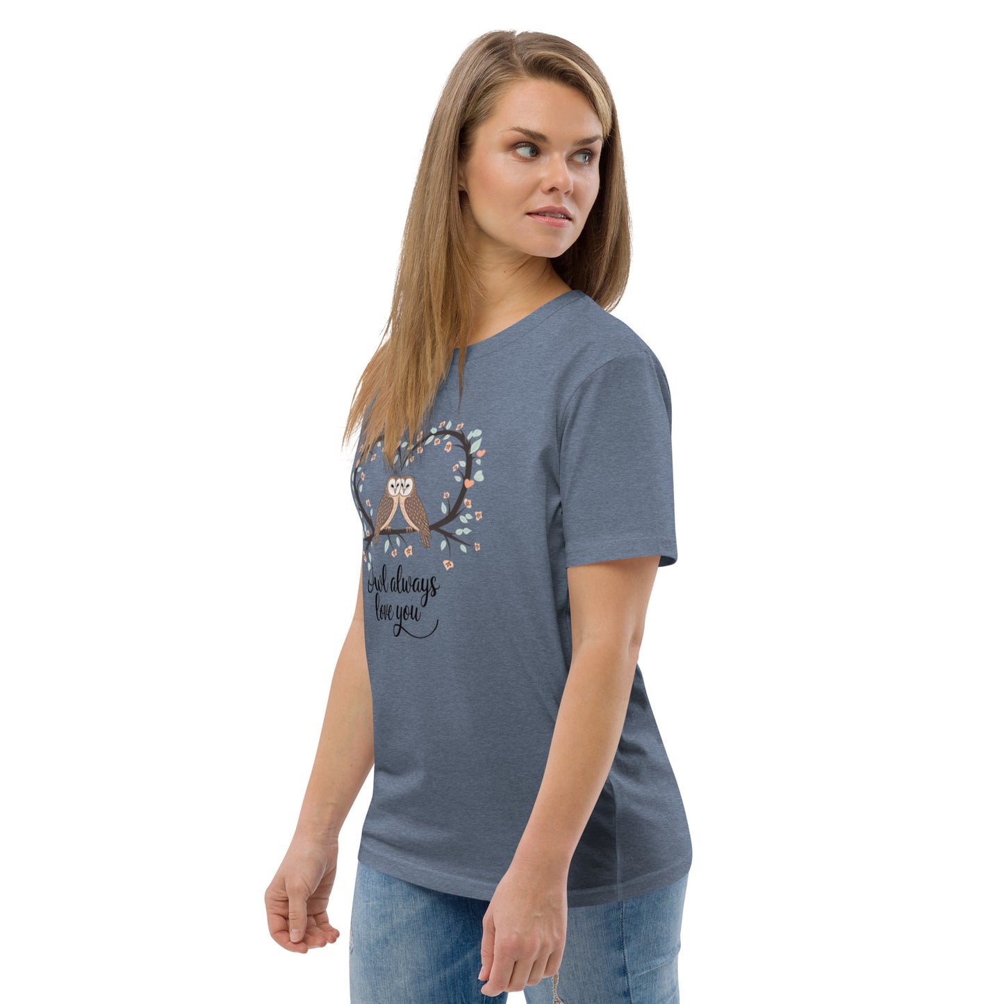 Owl-Themed Unisex Organic Cotton T-Shirt | Sustainable Fashion Dudeily