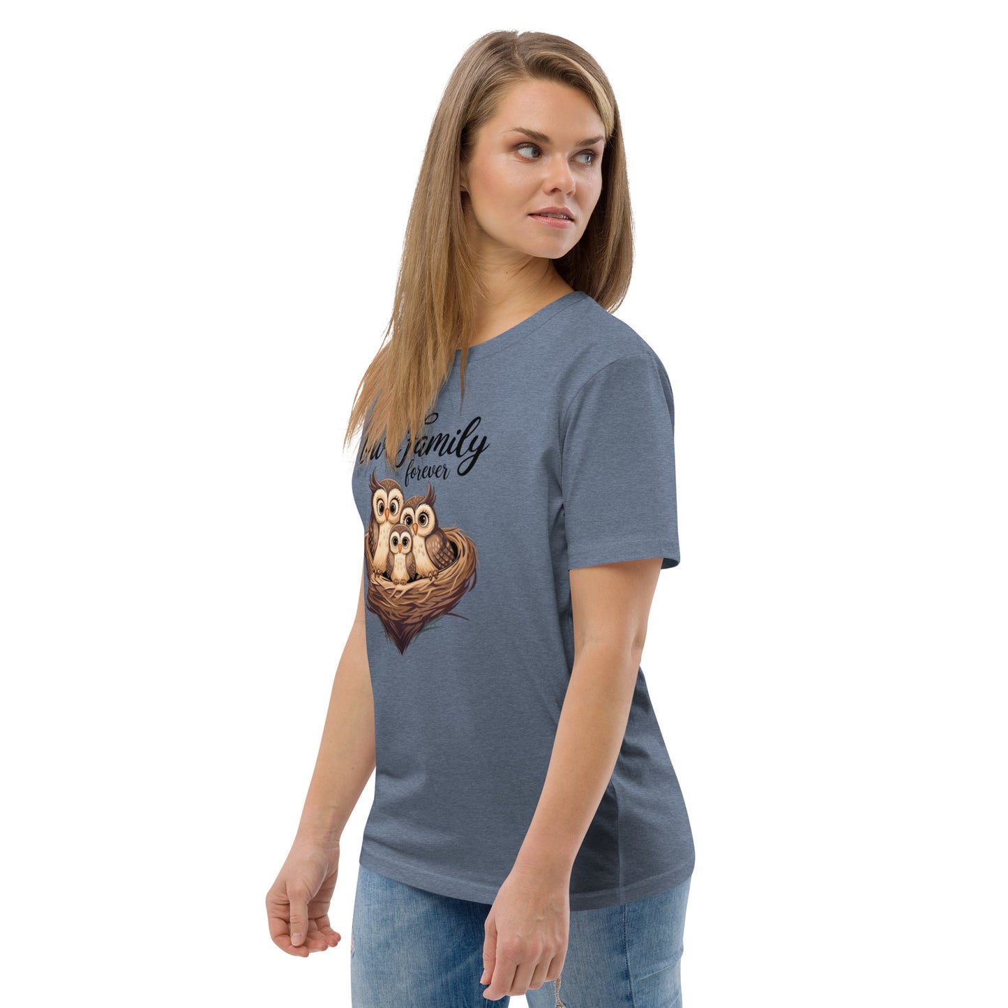 Owl-Themed Unisex Organic Cotton T-Shirt | Eco-Friendly Style Dudeily