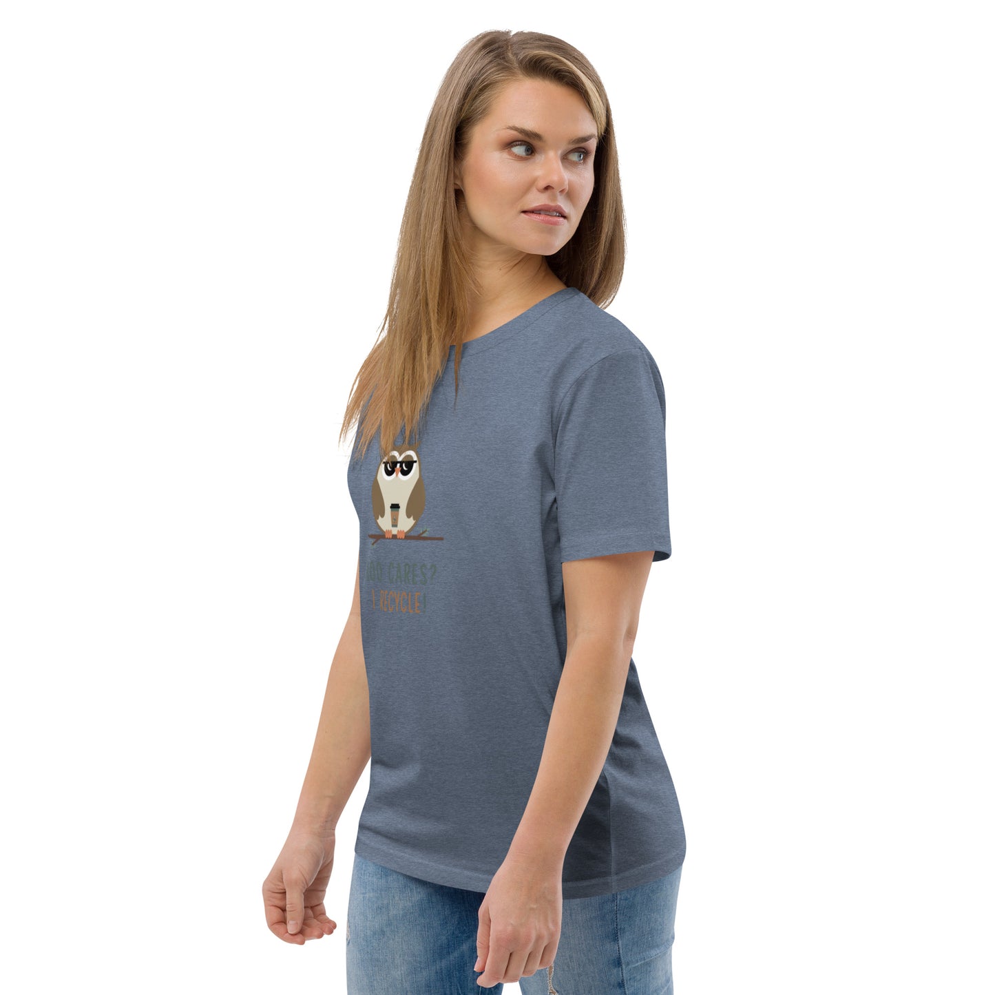 Unisex Organic Cotton T-Shirt | Owl Themed Eco-Friendly & Comfortable Dudeily
