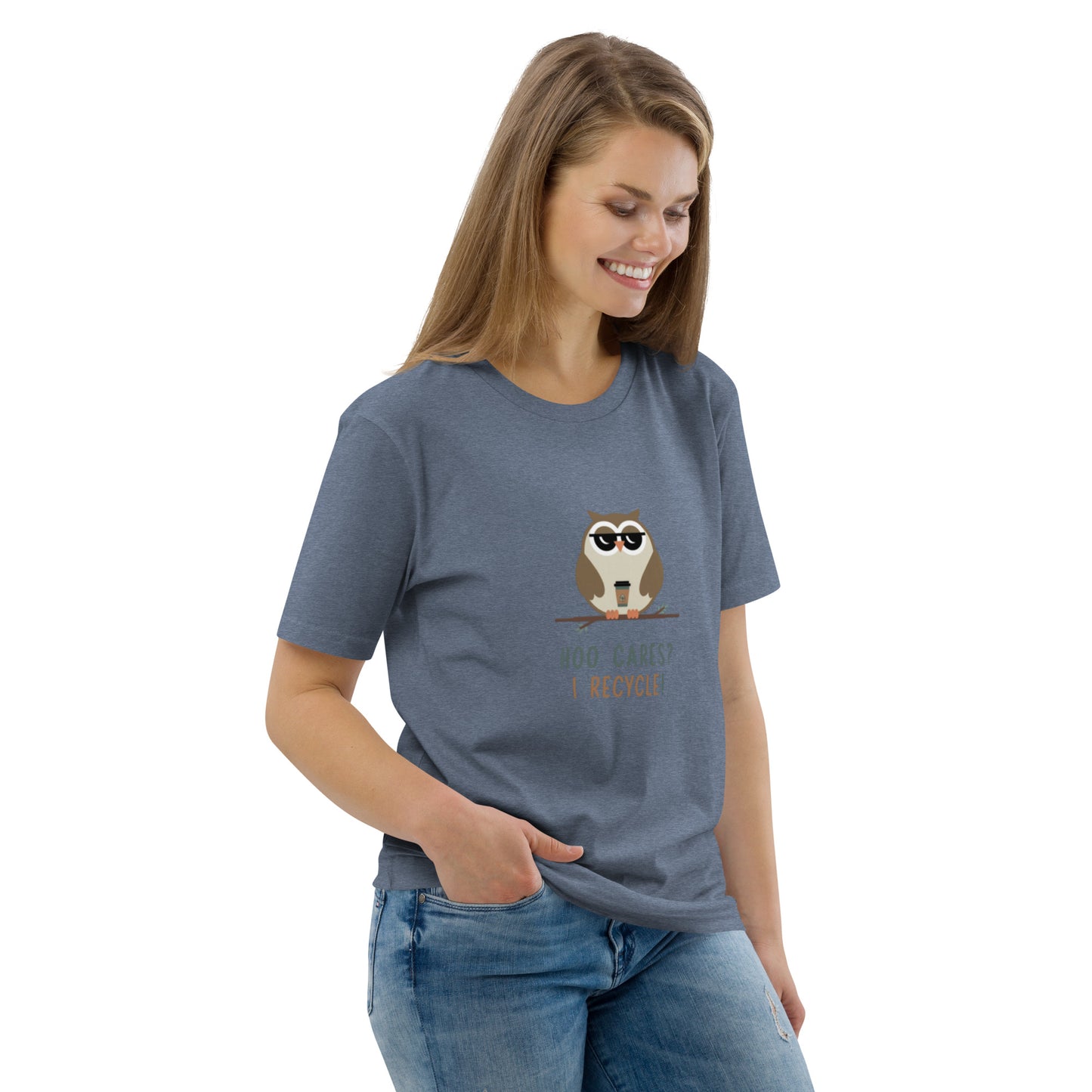 Unisex Organic Cotton T-Shirt | Owl Themed Eco-Friendly & Comfortable Dudeily