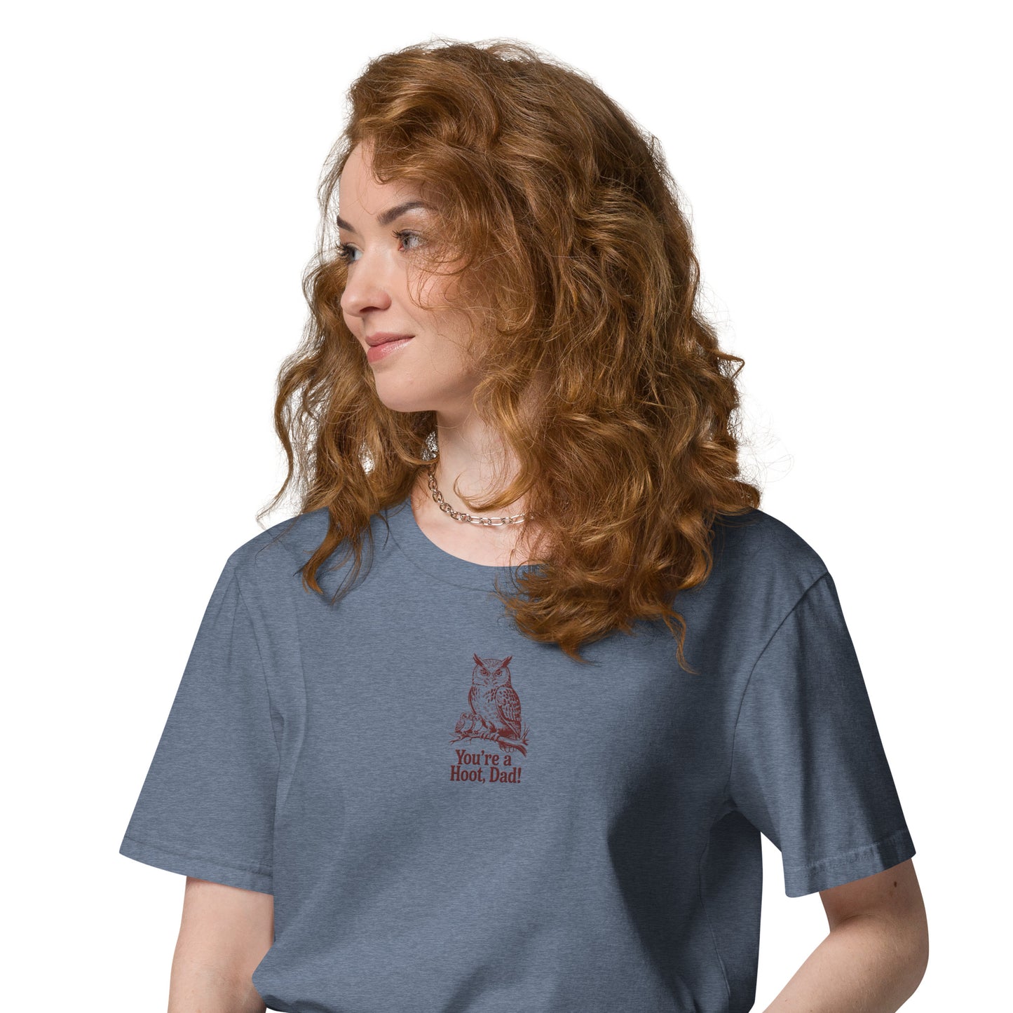 Unisex Organic Cotton T-Shirt | Owl-Themed Sustainable Eco Fashion USA Dudeily