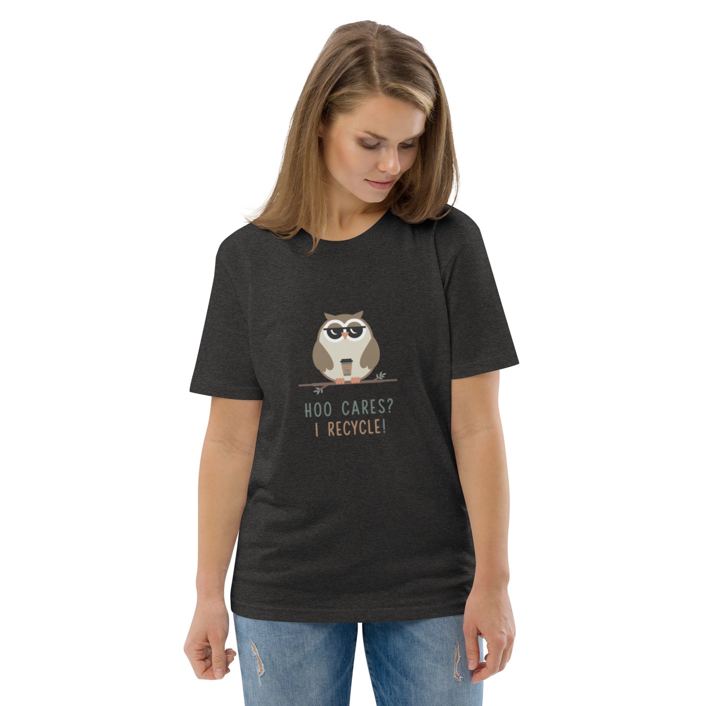 Unisex Organic Cotton T-Shirt | Owl Themed Eco-Friendly & Comfortable Dudeily