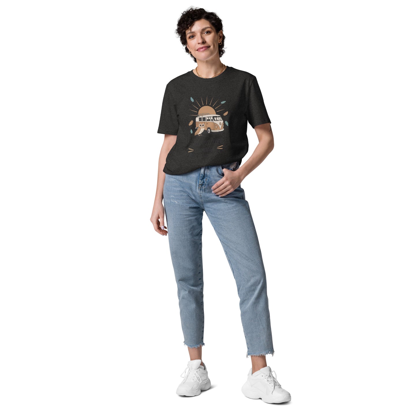 Unisex Organic Cotton T-Shirt – Soft, Sustainable & Stylish Dark Heather Grey Dudeily