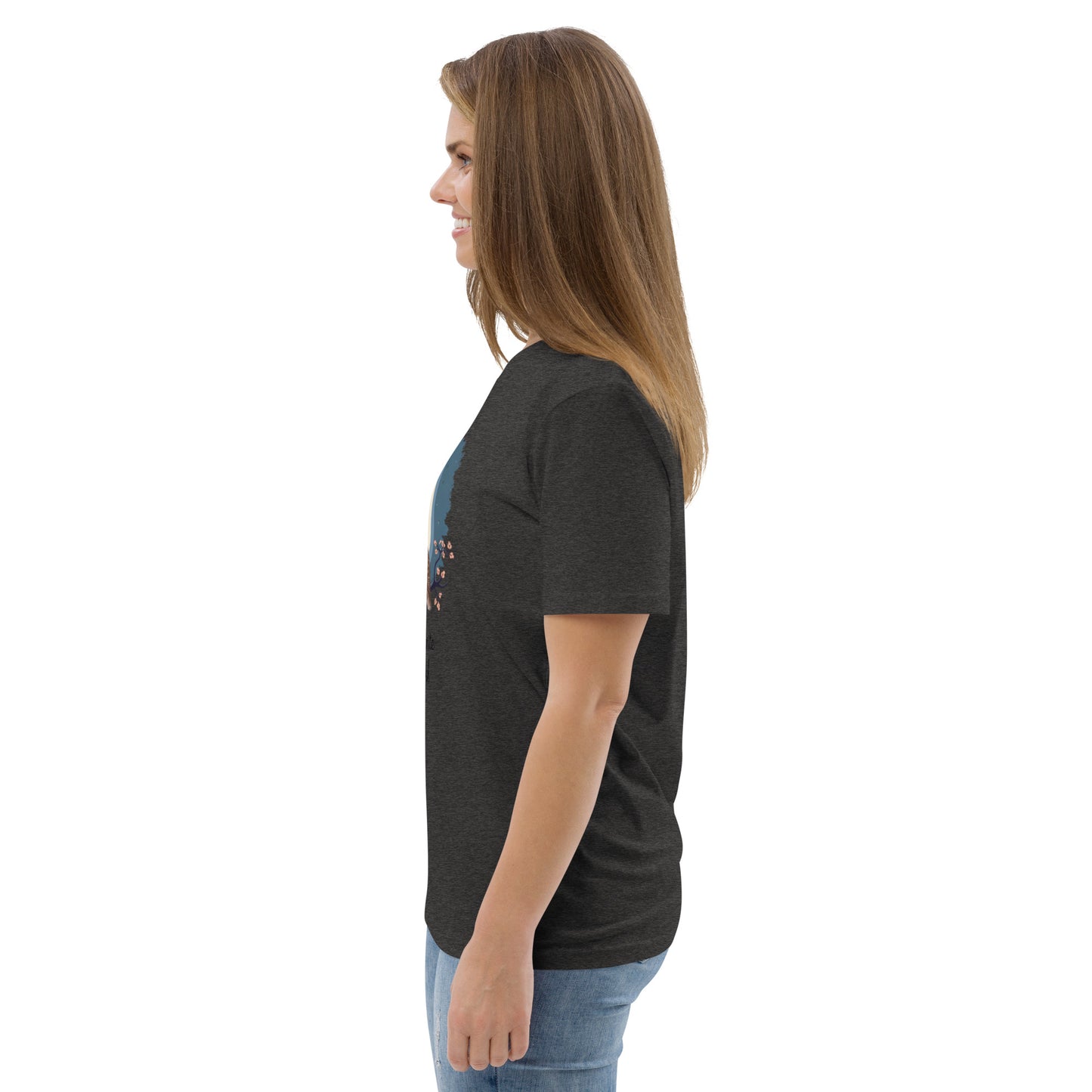 Owl-Themed Unisex Organic Cotton T-Shirt | Eco-Friendly Fashion Dudeily