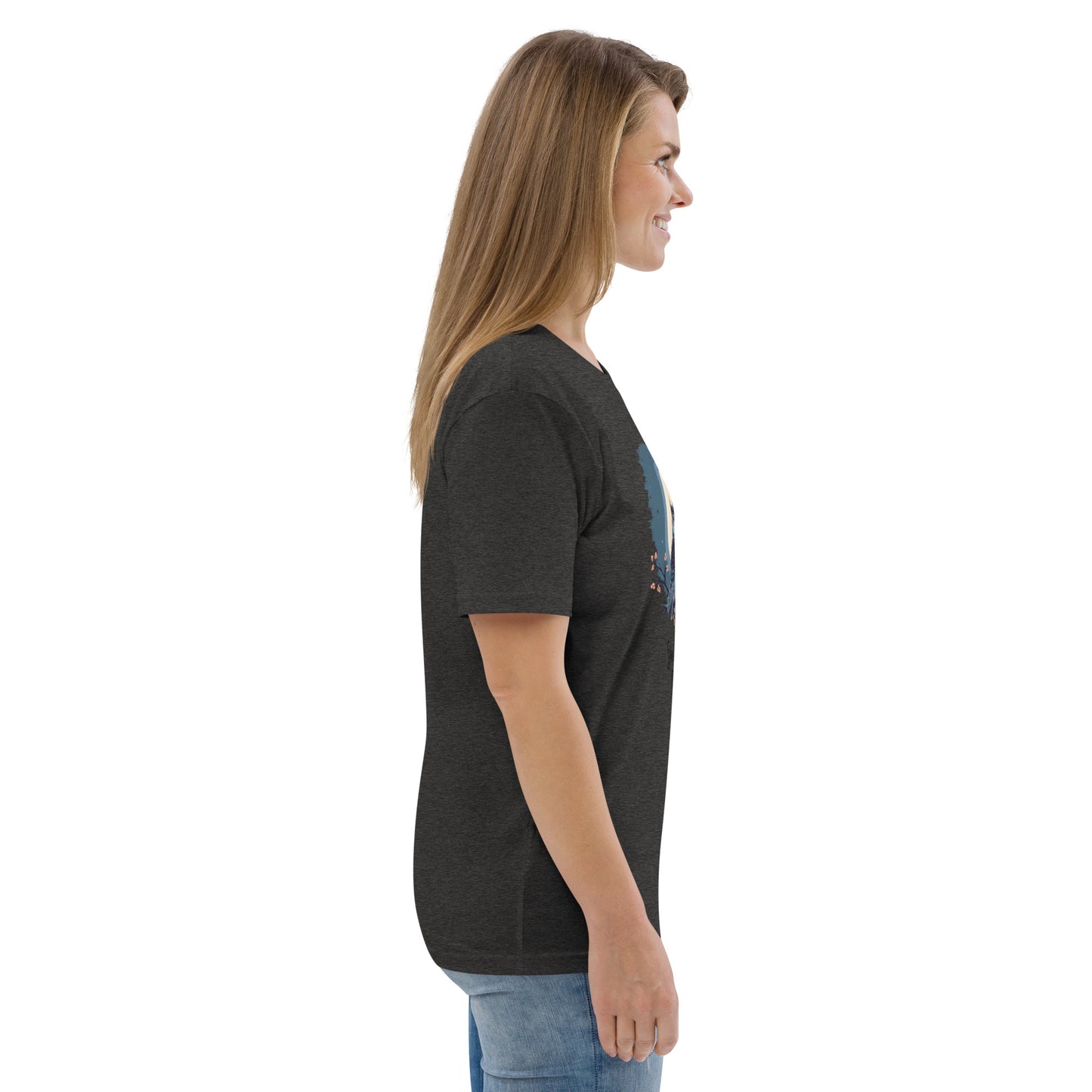 Owl-Themed Unisex Organic Cotton T-Shirt | Eco-Friendly Fashion Dudeily