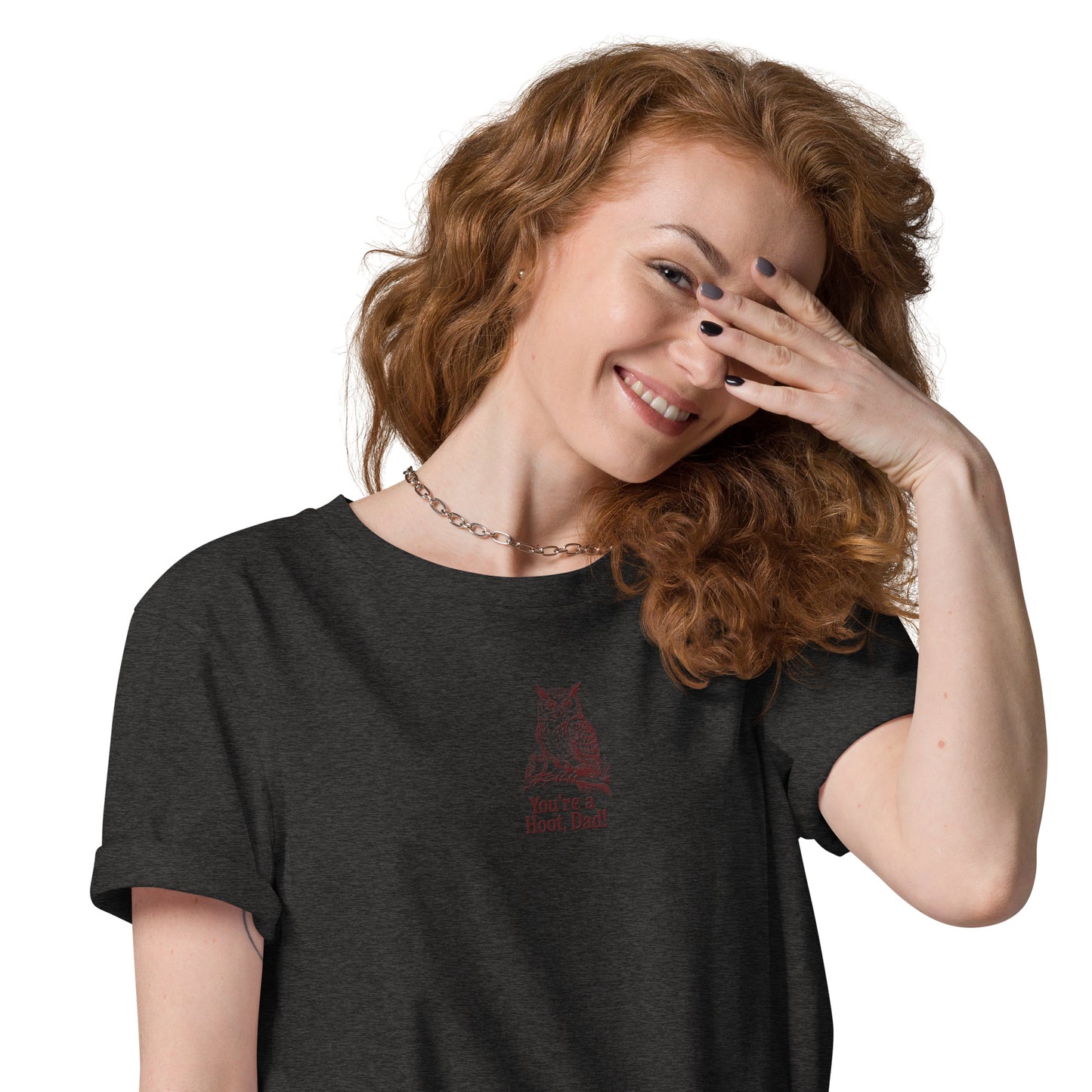 Unisex Organic Cotton T-Shirt | Owl-Themed Sustainable Eco Fashion USA Dudeily