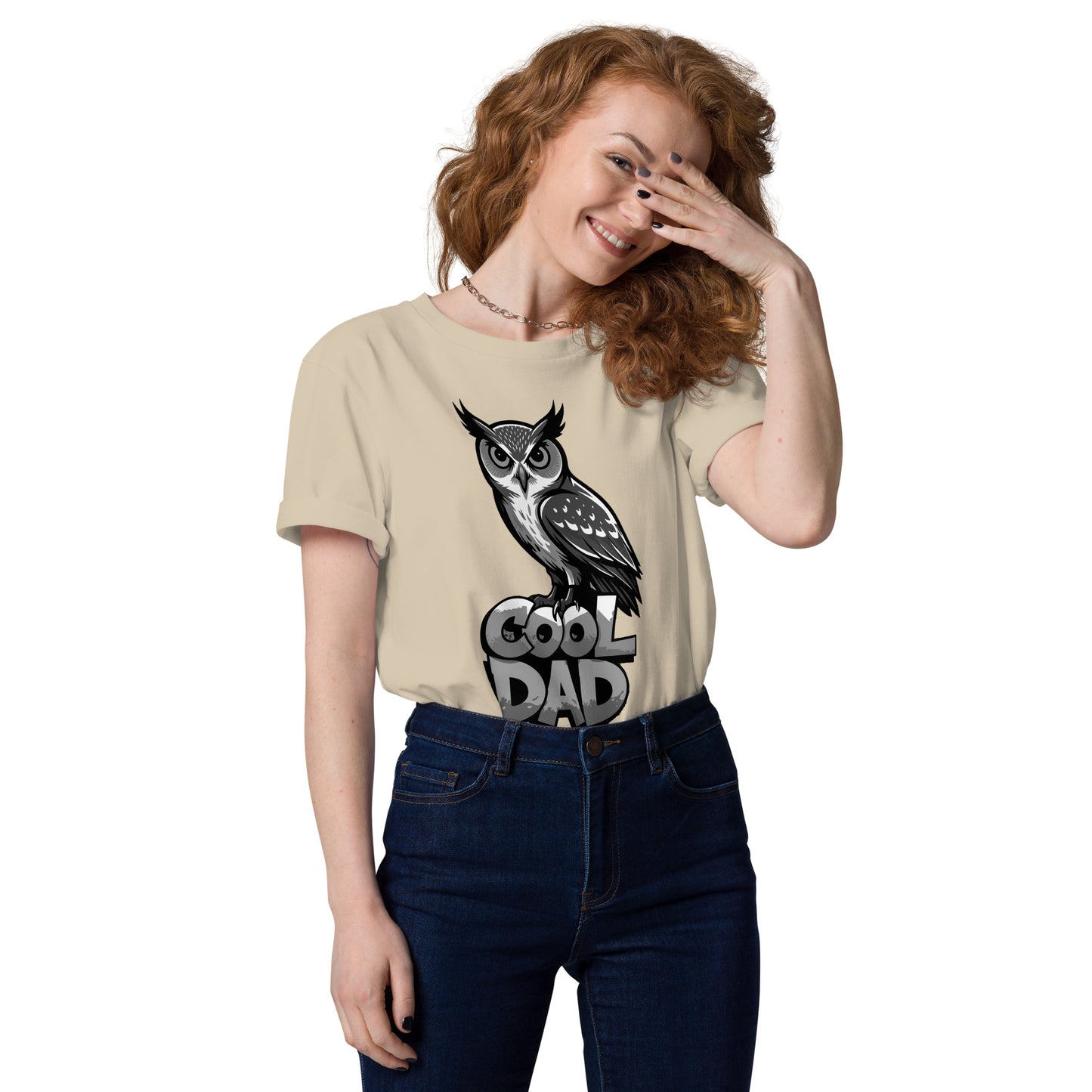 Unisex Organic Cotton T-Shirt – Sustainable Fashion for Nature & Owl Lovers | Dudeily Desert Dust Dudeily