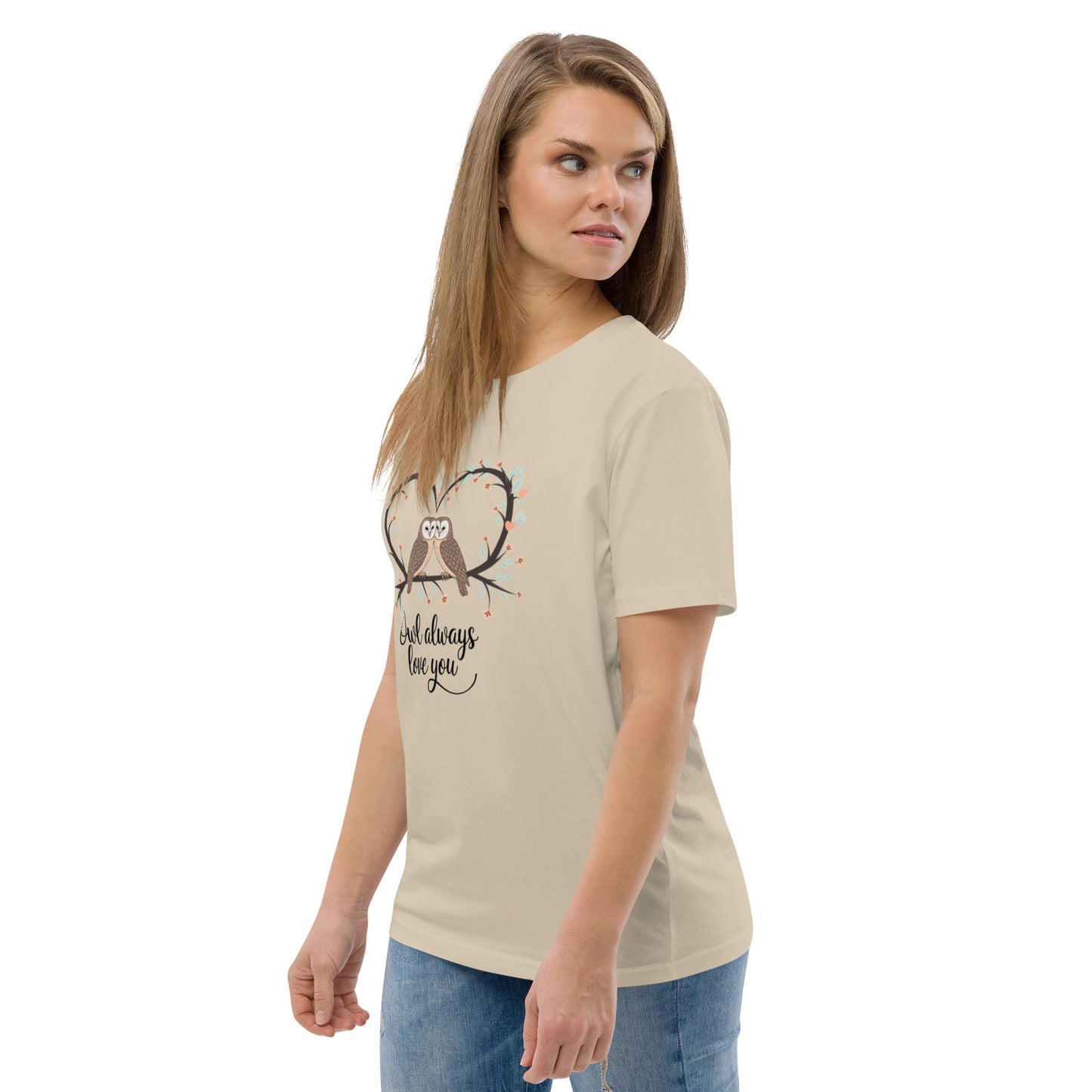 Owl-Themed Unisex Organic Cotton T-Shirt | Sustainable Fashion Dudeily