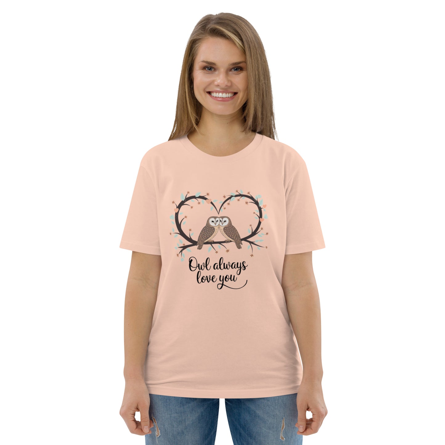 Owl-Themed Unisex Organic Cotton T-Shirt | Sustainable Fashion Dudeily