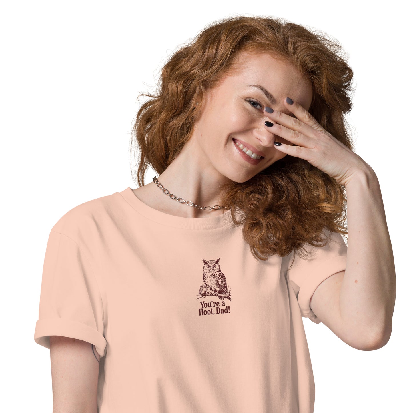 Unisex Organic Cotton T-Shirt | Owl-Themed Sustainable Eco Fashion USA Dudeily