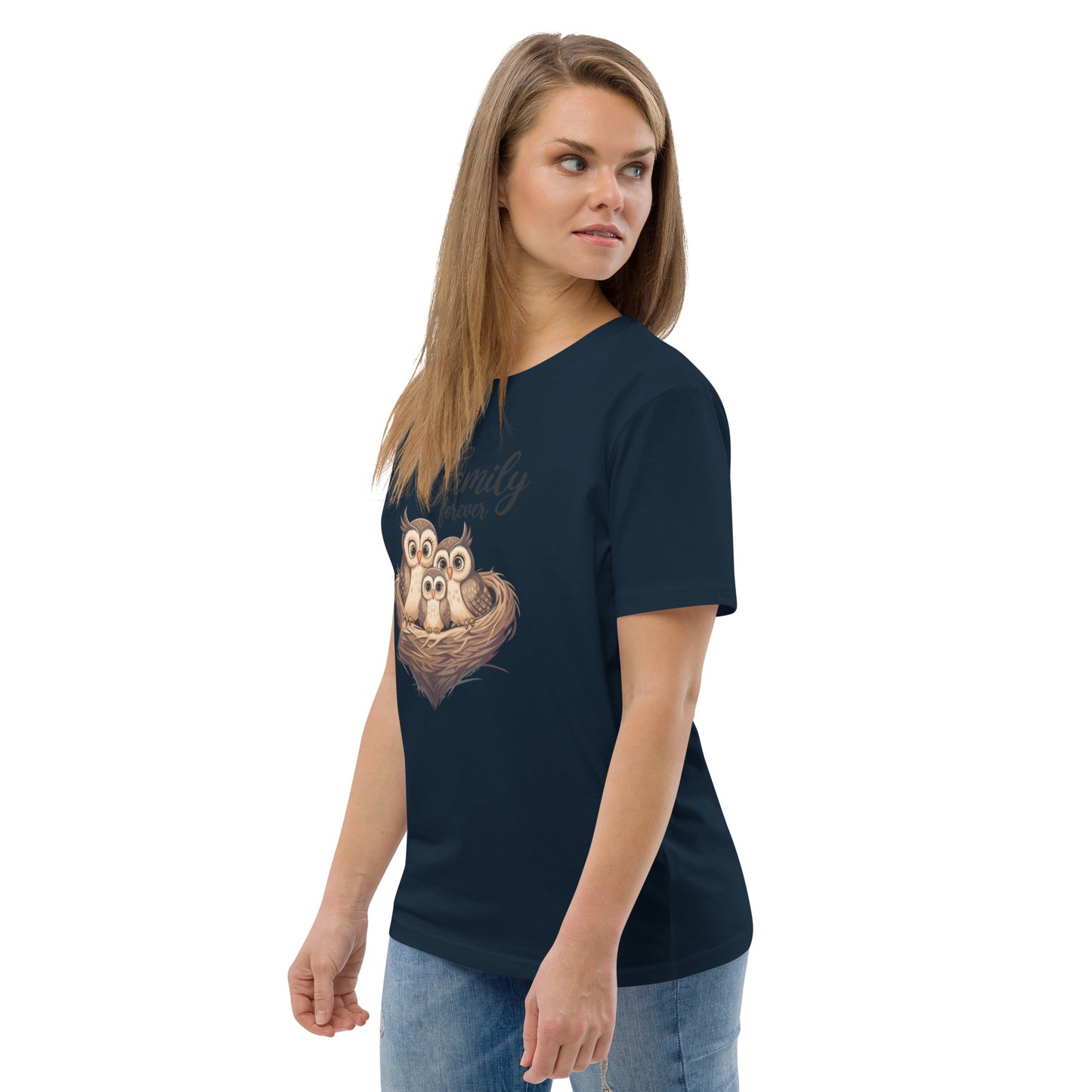 Owl-Themed Unisex Organic Cotton T-Shirt | Eco-Friendly Style Dudeily