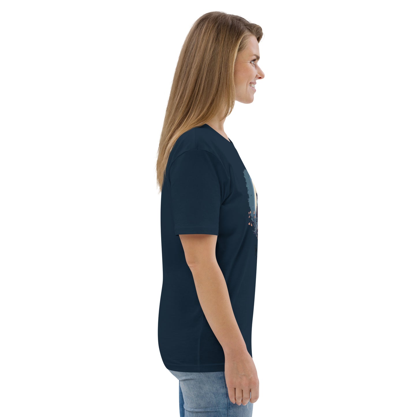 Owl-Themed Unisex Organic Cotton T-Shirt | Eco-Friendly Fashion Dudeily