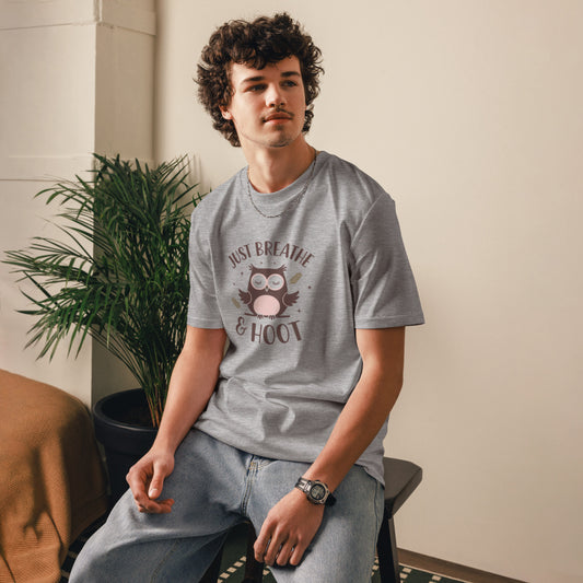 Unisex Organic Cotton T-Shirt | Owl Themed Eco-Friendly & Stylish Dudeily