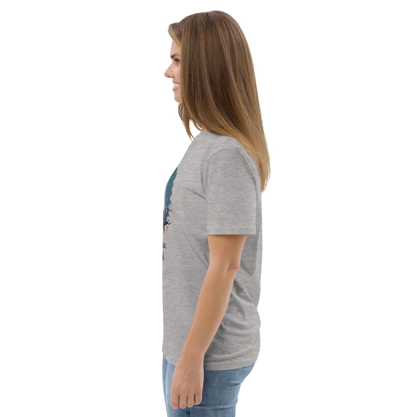 Owl-Themed Unisex Organic Cotton T-Shirt | Eco-Friendly Fashion Dudeily