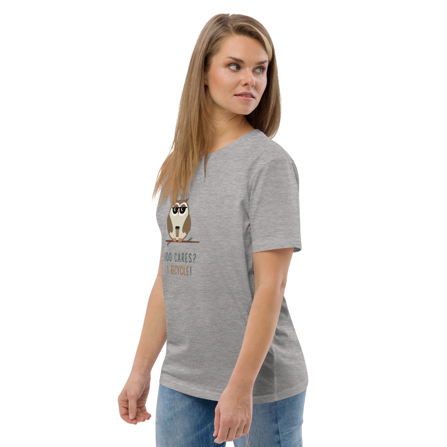 Unisex Organic Cotton T-Shirt | Owl Themed Eco-Friendly & Comfortable Dudeily