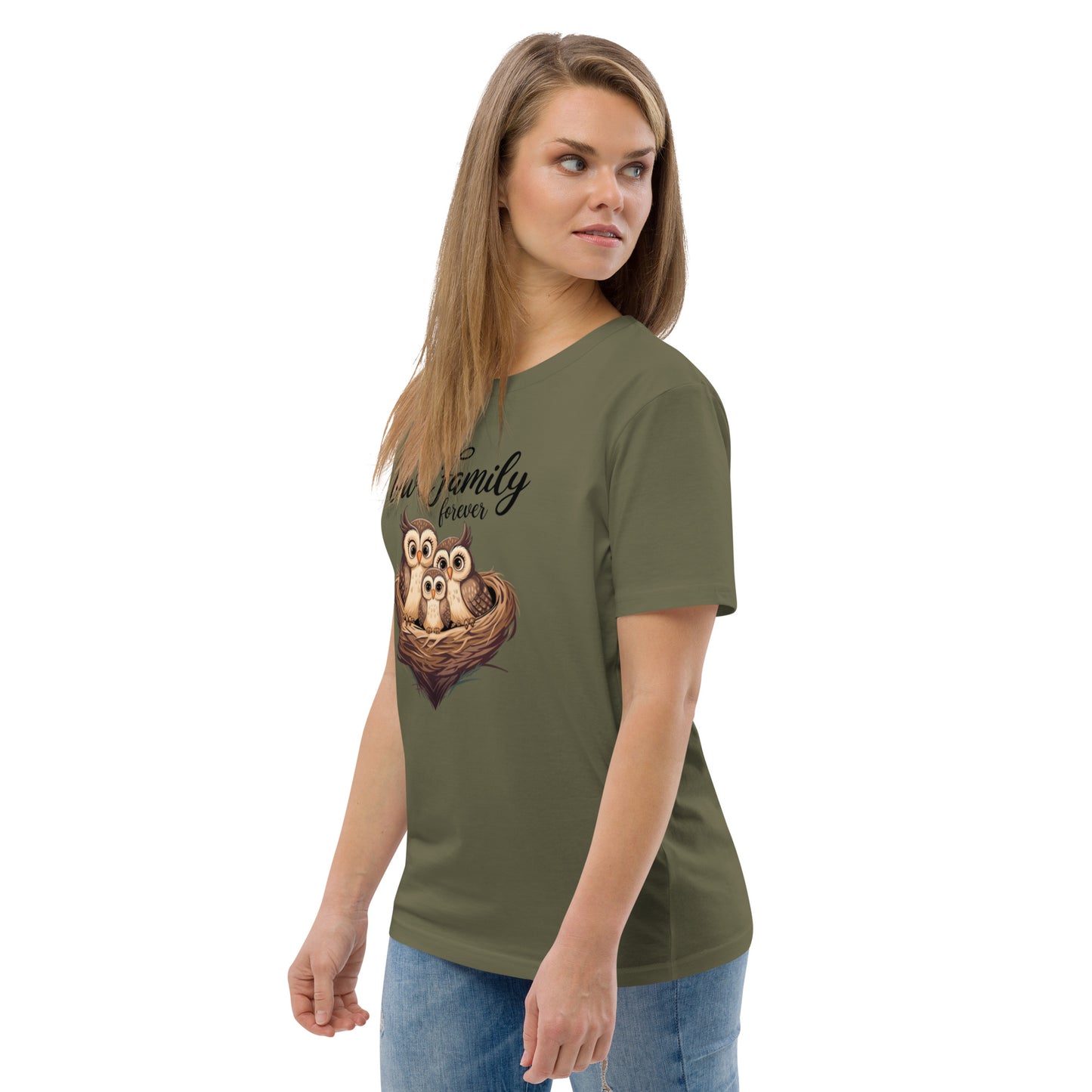 Owl-Themed Unisex Organic Cotton T-Shirt | Eco-Friendly Style Dudeily