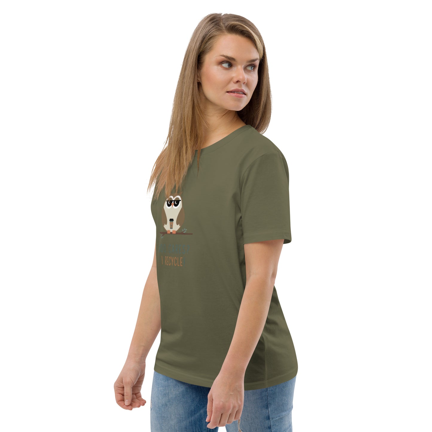 Unisex Organic Cotton T-Shirt | Owl Themed Eco-Friendly & Comfortable Dudeily