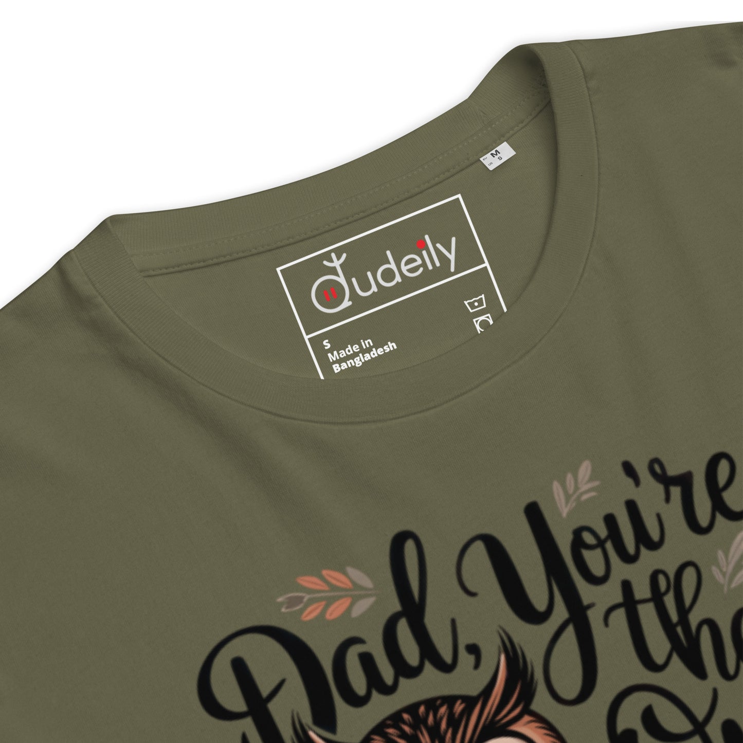 Unisex Organic Cotton T-Shirt – Owl-Themed Eco-Friendly Style by Dudeily Dudeily