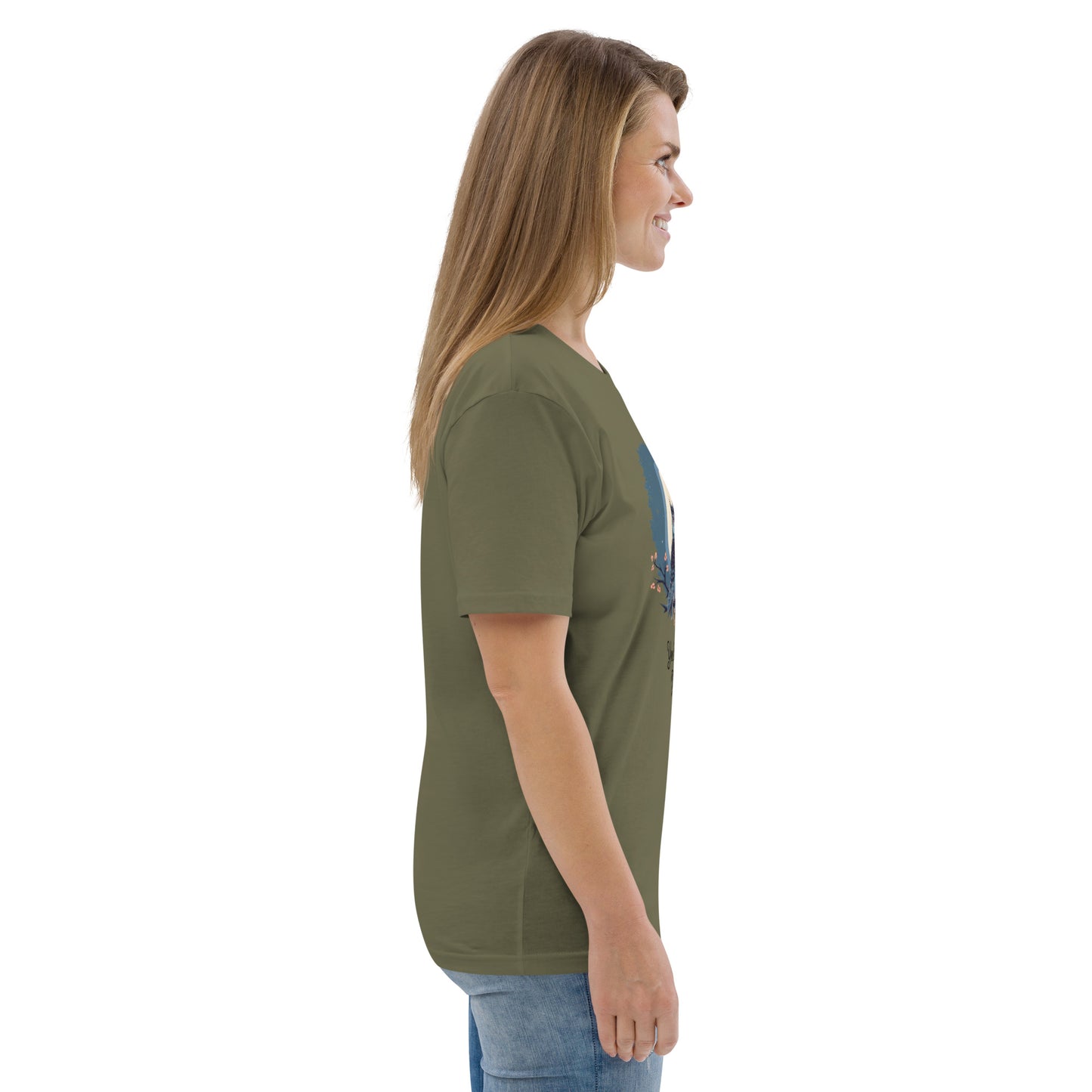 Owl-Themed Unisex Organic Cotton T-Shirt | Eco-Friendly Fashion Dudeily