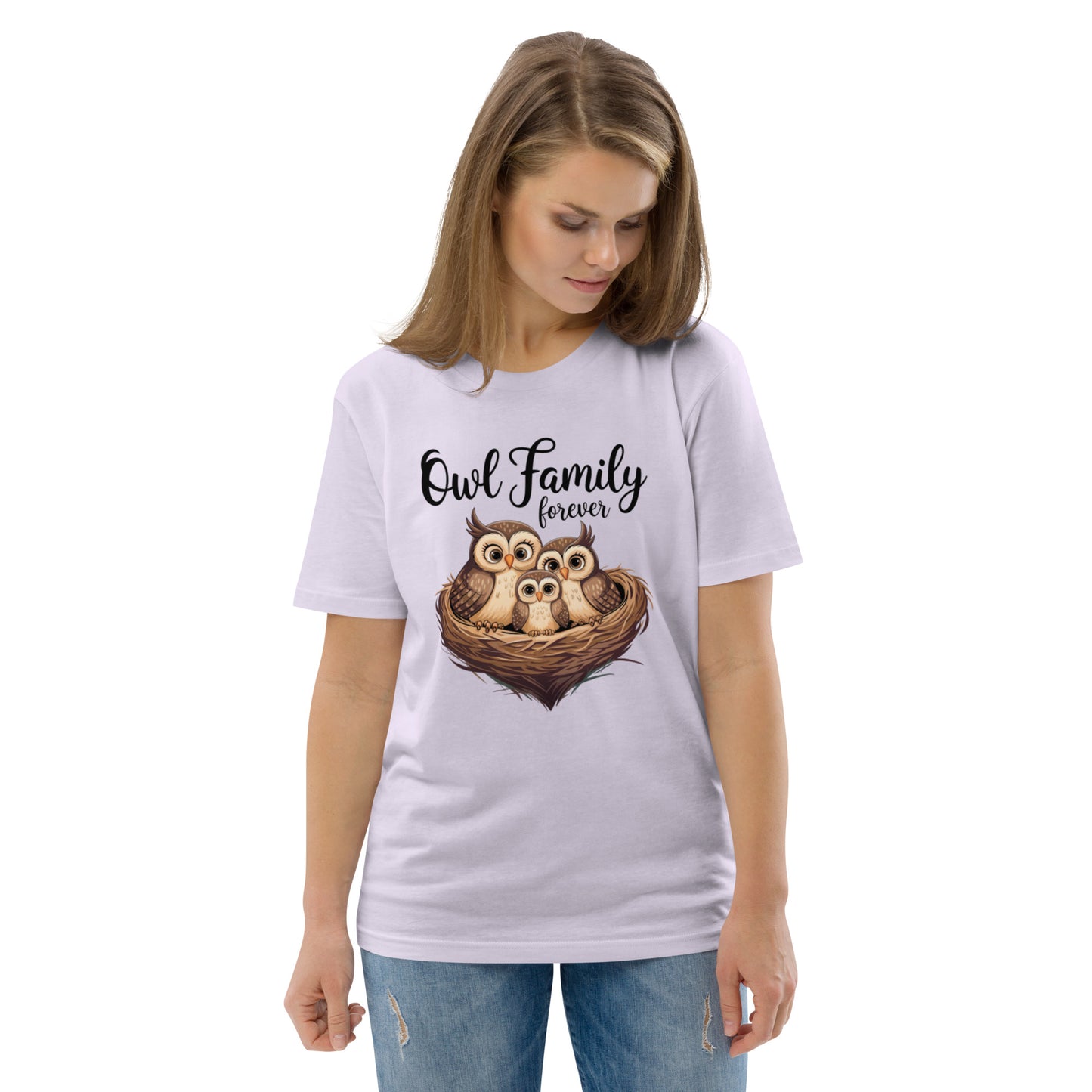 Owl-Themed Unisex Organic Cotton T-Shirt | Eco-Friendly Style Dudeily