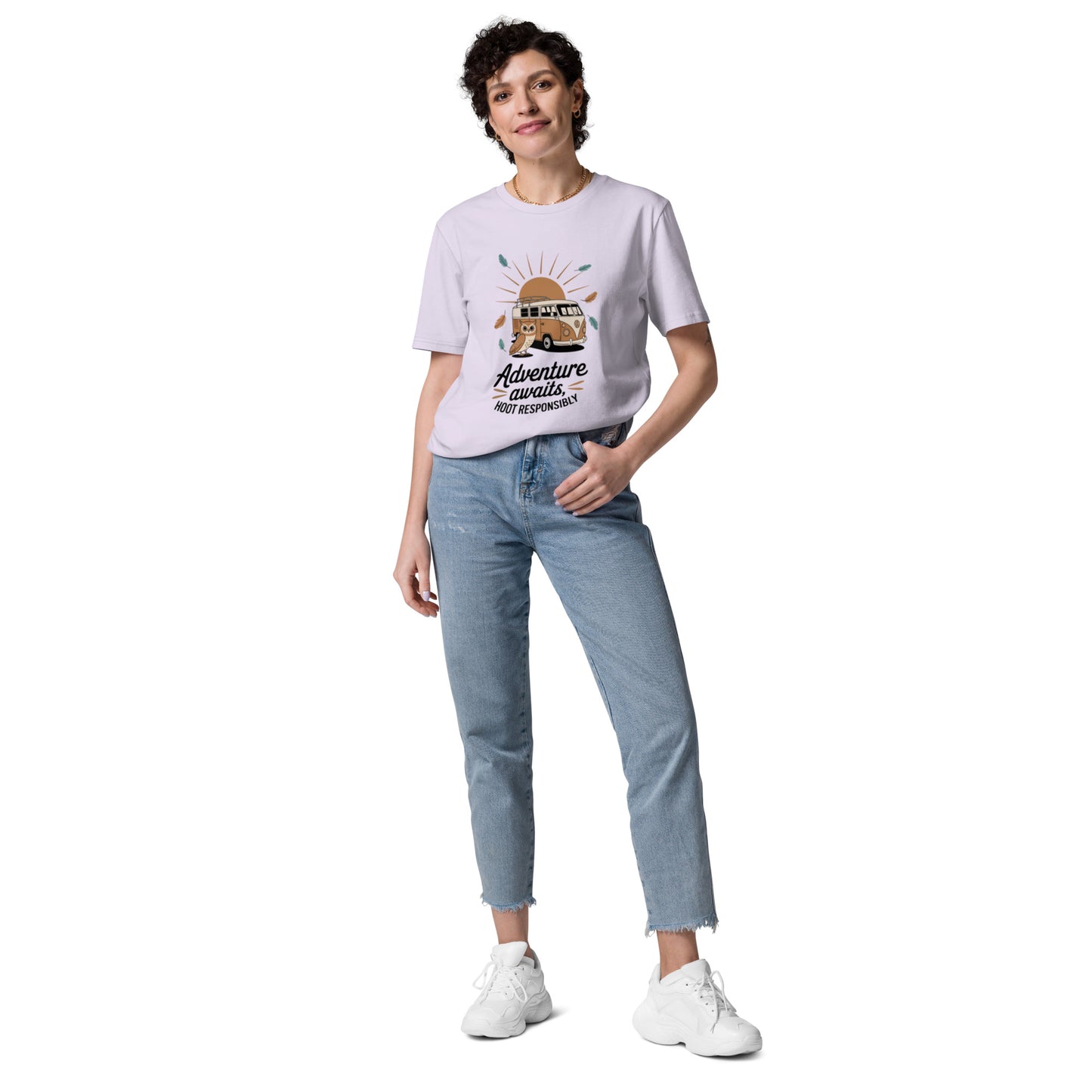 Unisex Organic Cotton T-Shirt – Soft, Sustainable & Stylish Lavender Dudeily