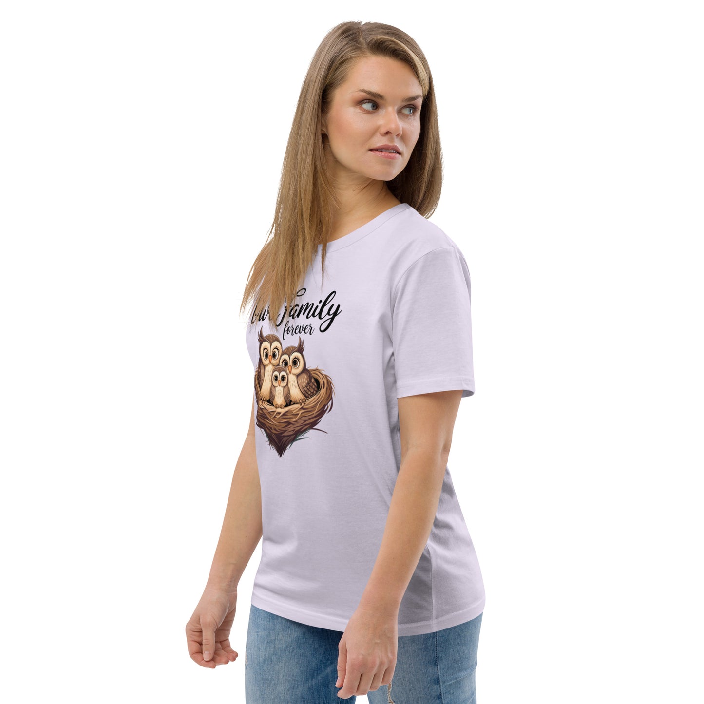 Owl-Themed Unisex Organic Cotton T-Shirt | Eco-Friendly Style Dudeily